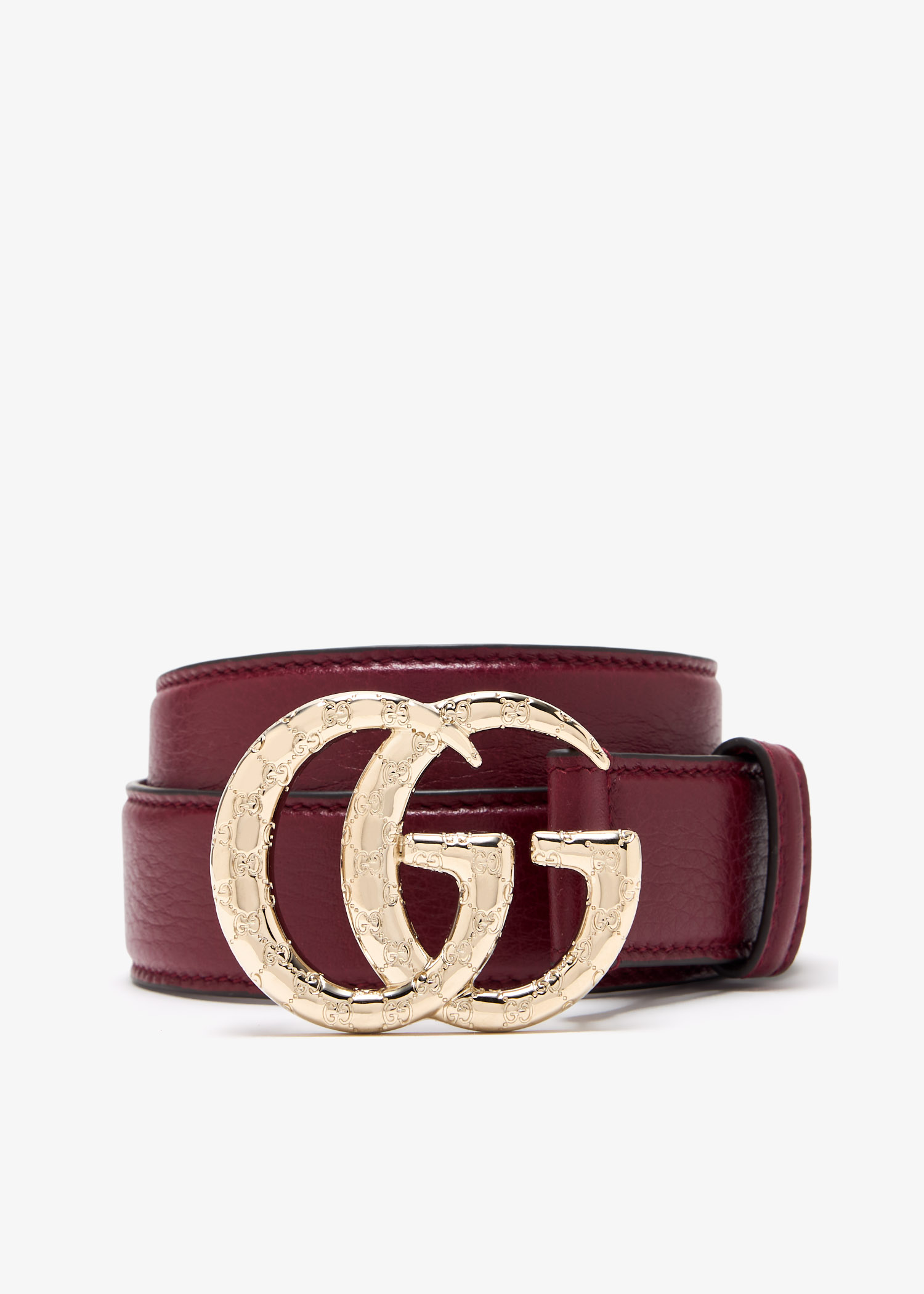 

GG Marmont thin belt, Burgundy