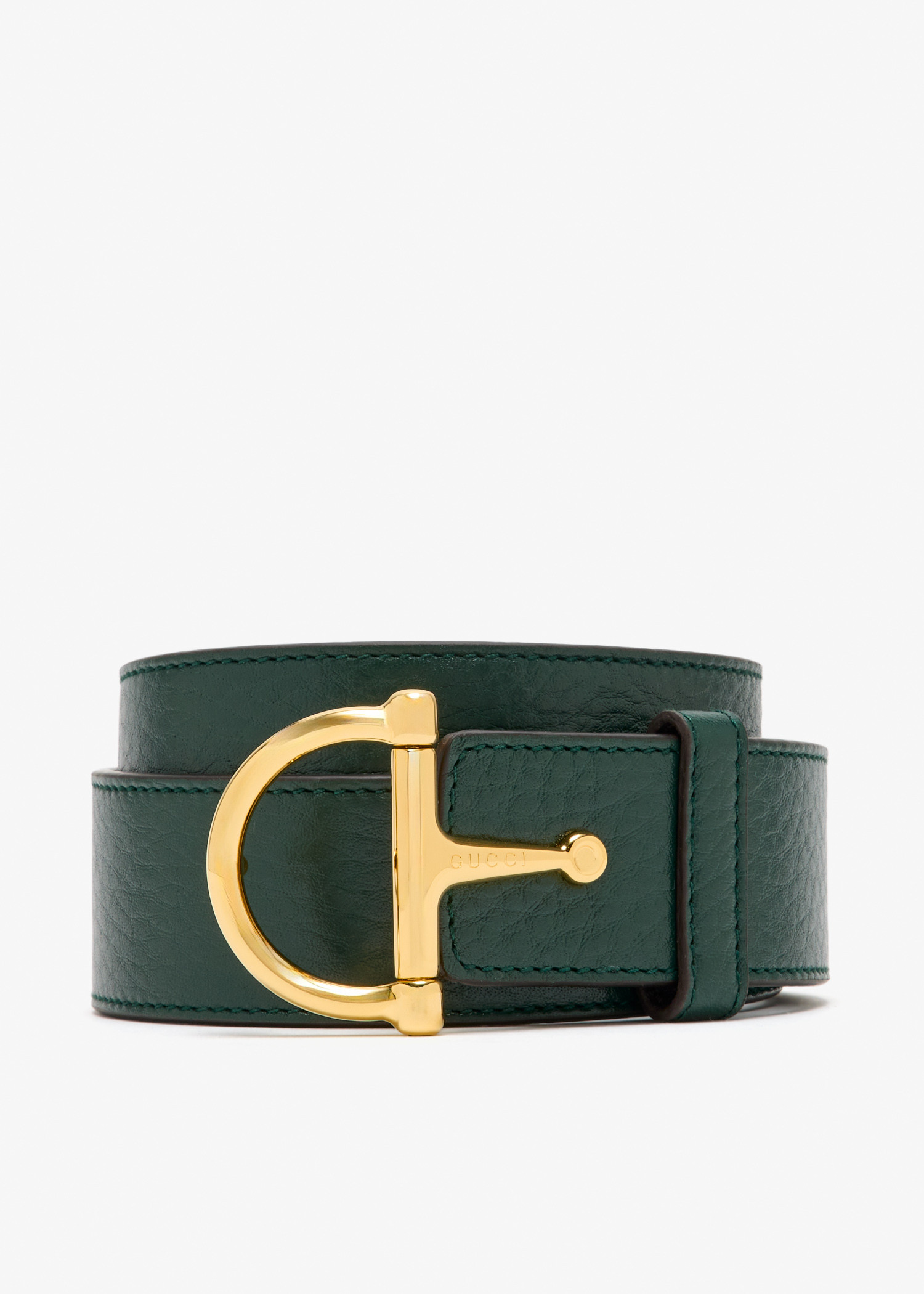 

Half Horsebit belt, Green