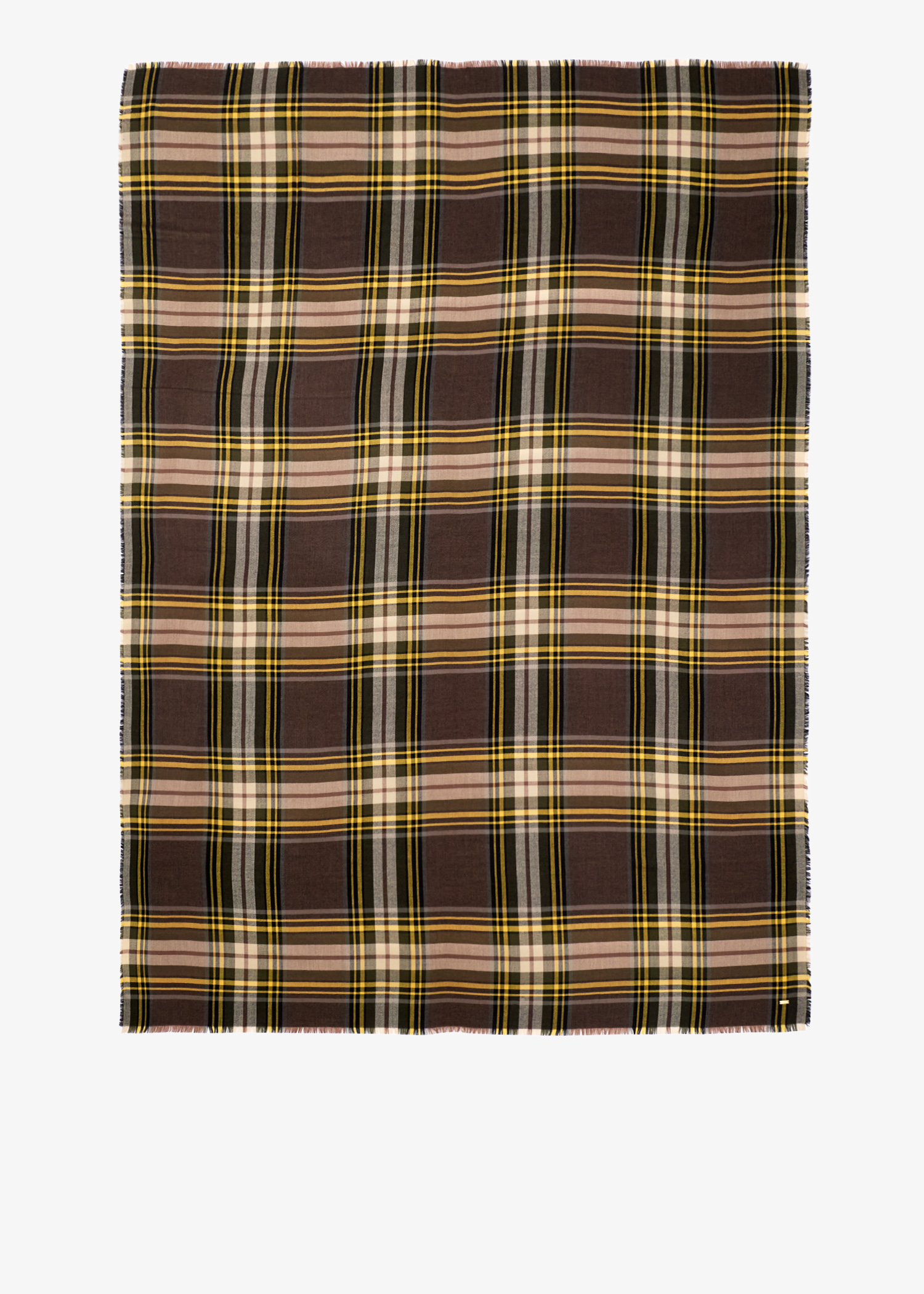 

Tartan scarf, Brown