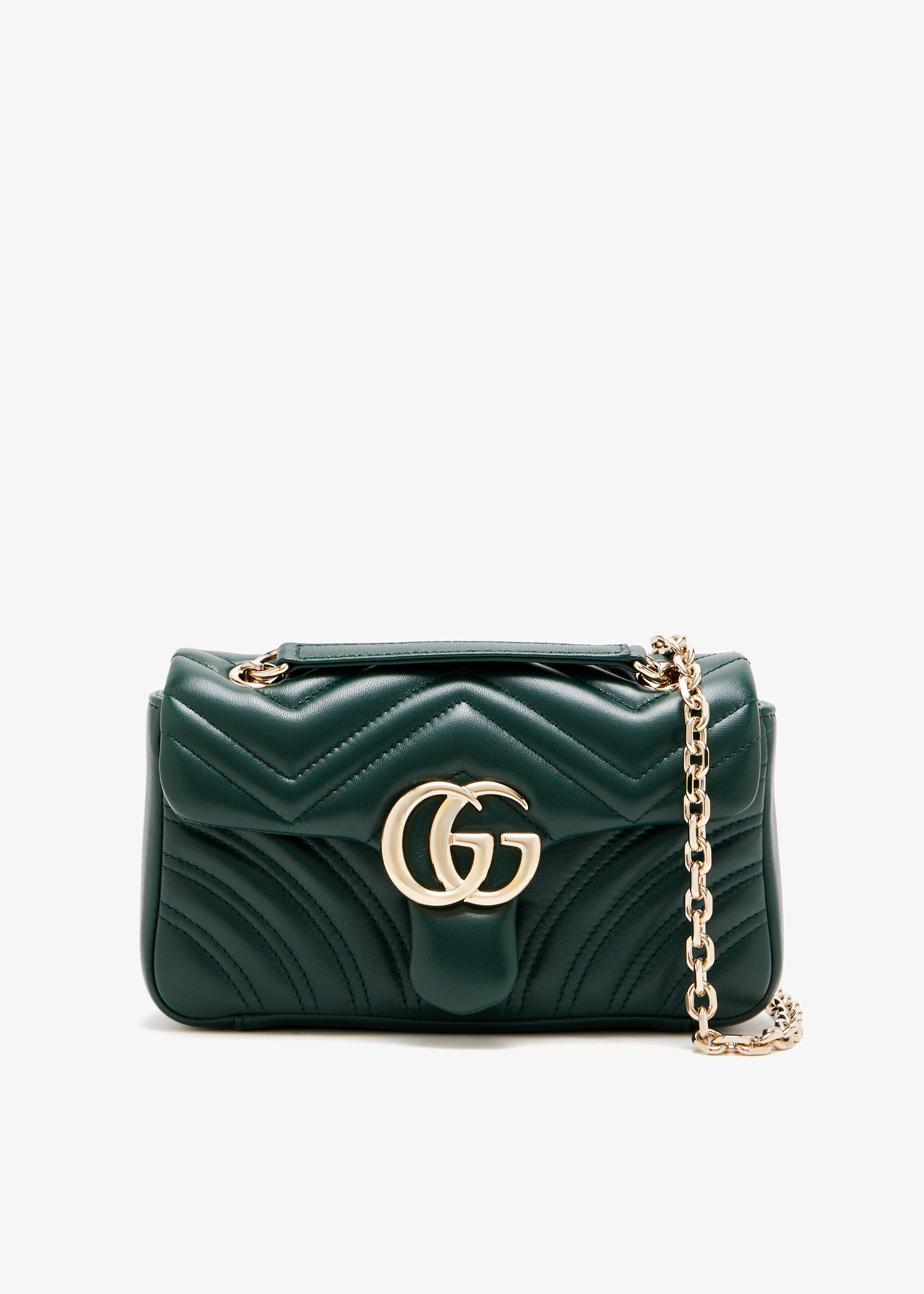 

GG Marmont small shoulder bag, Green