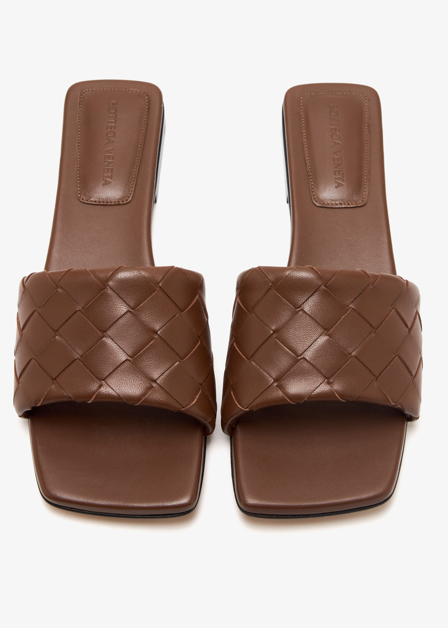 

Parco flat mules, Brown