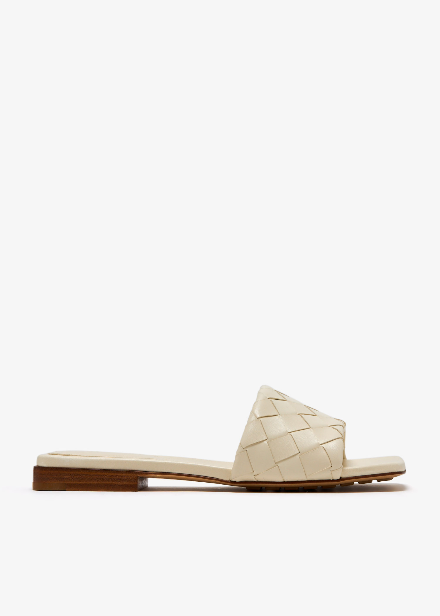 

Parco flat mules, Cream