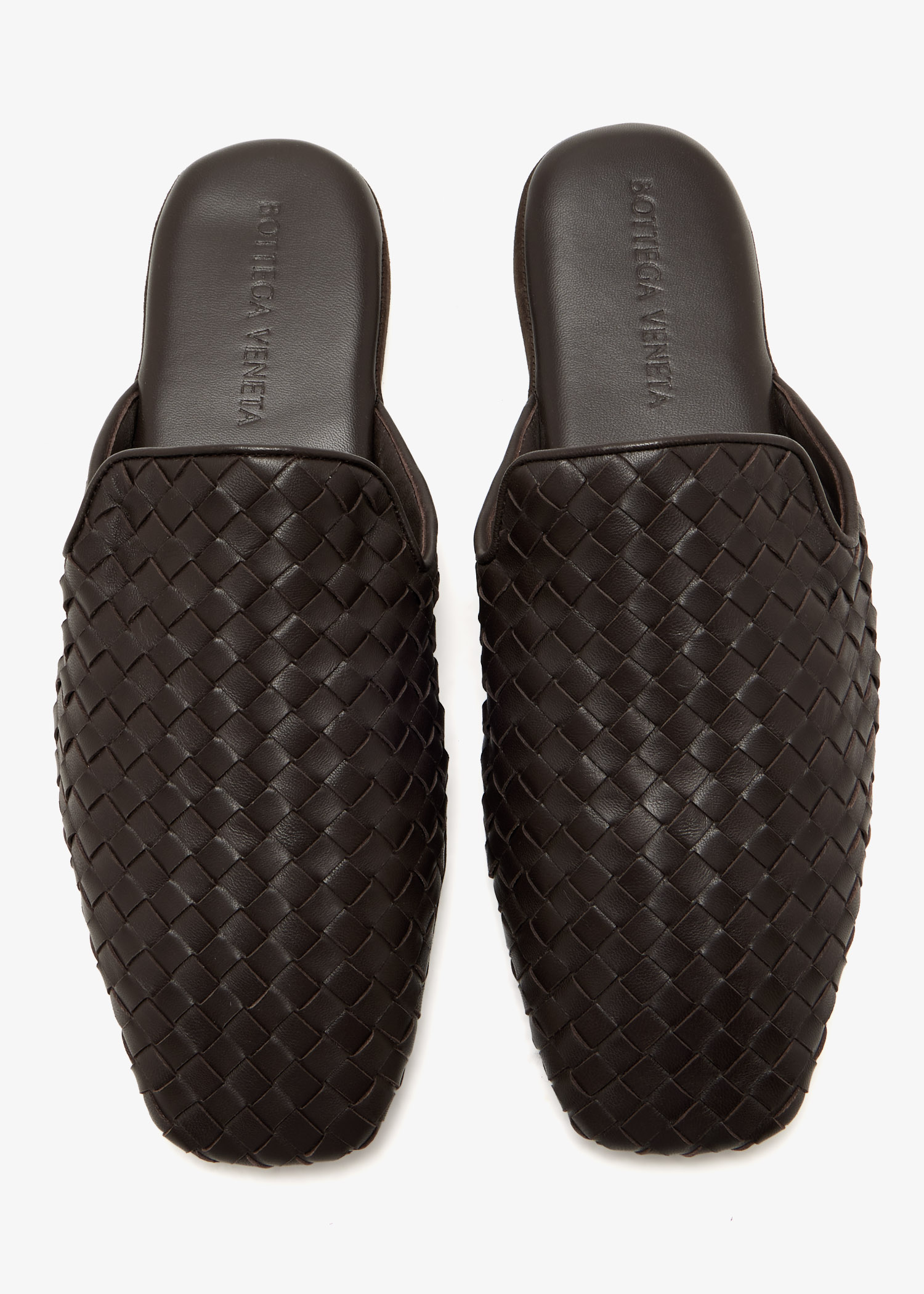 

Palazzo slippers with travel case, Brown