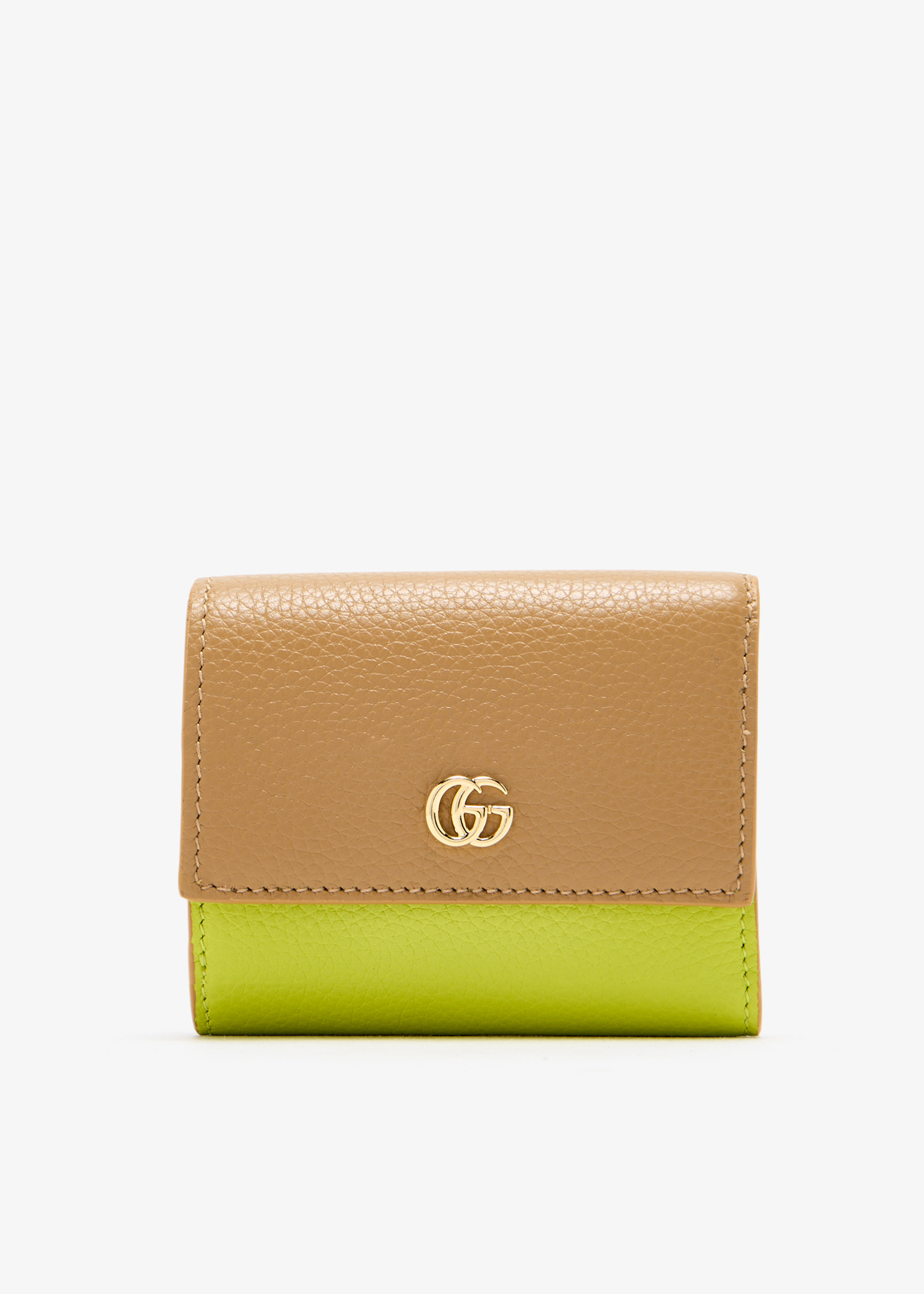 

GG Marmont mini wallet, Beige
