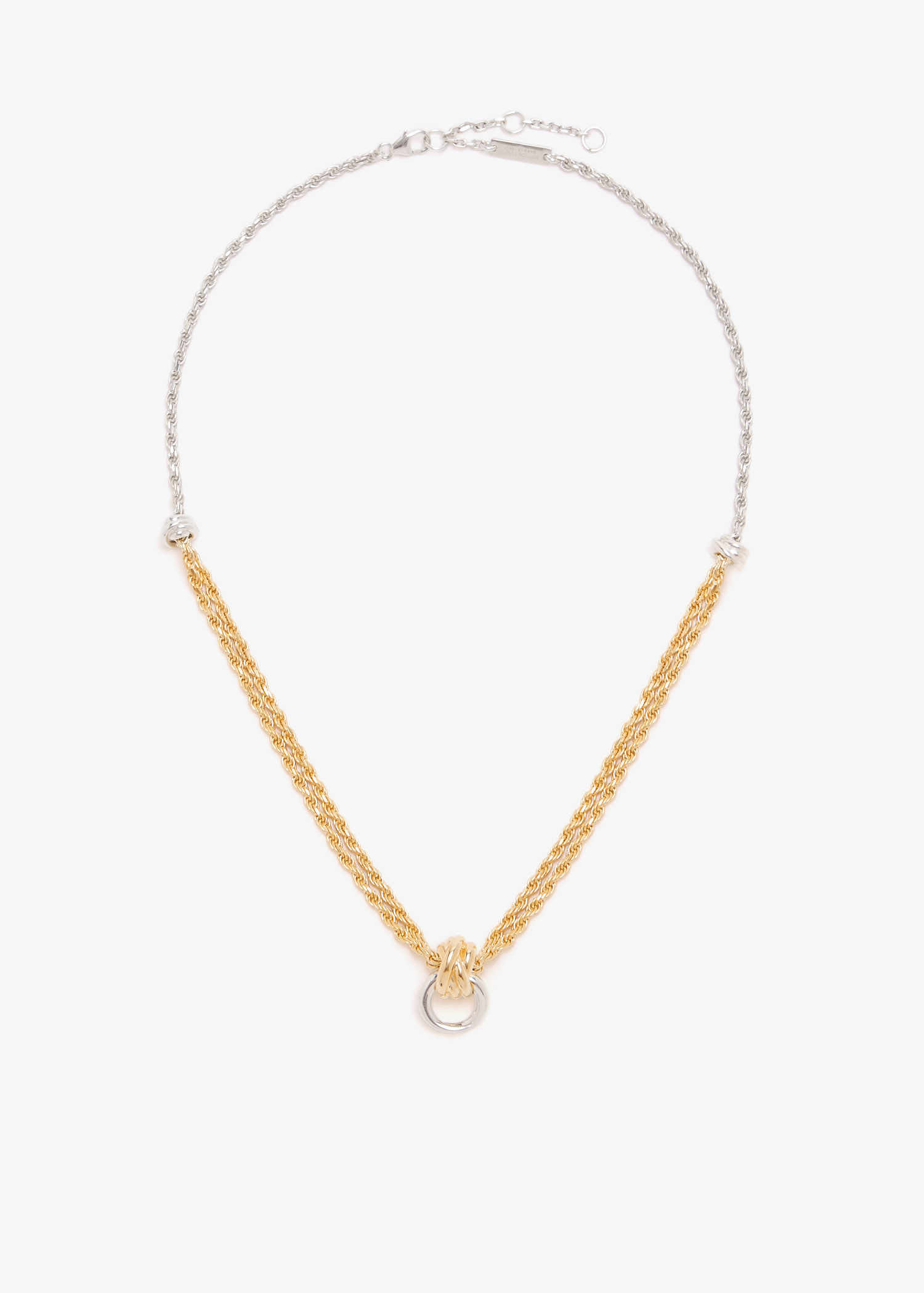 

Knot necklace, Multicolored