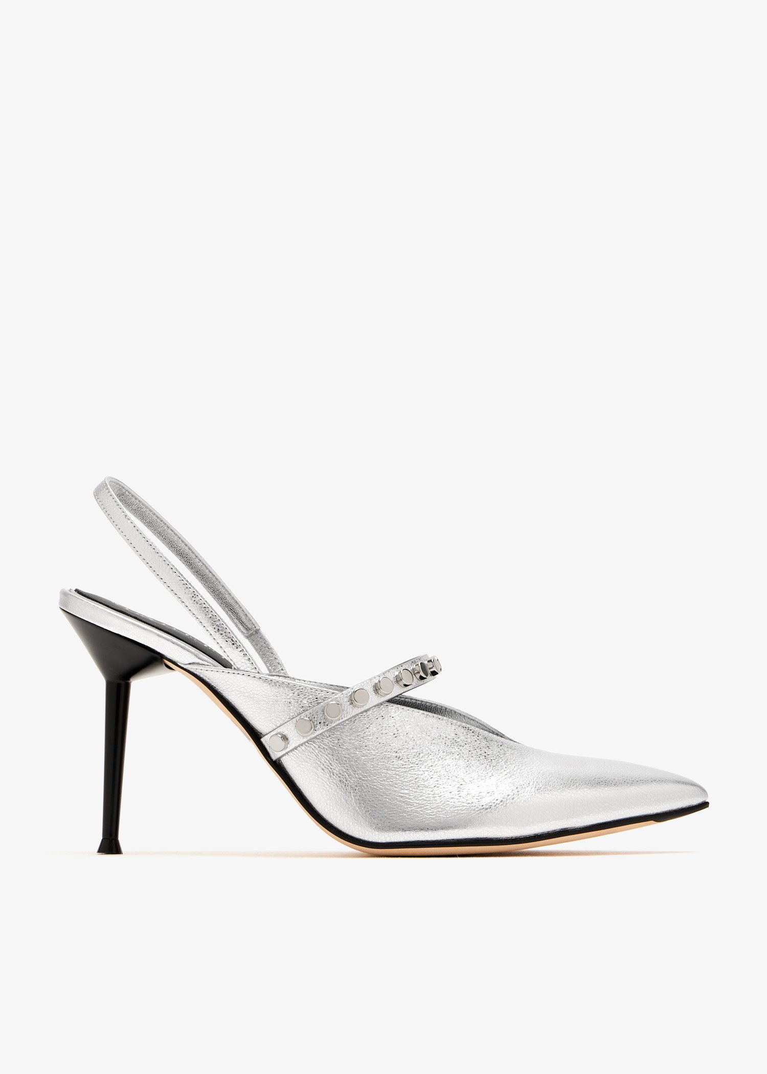 

Revel slingback pumps, Silver