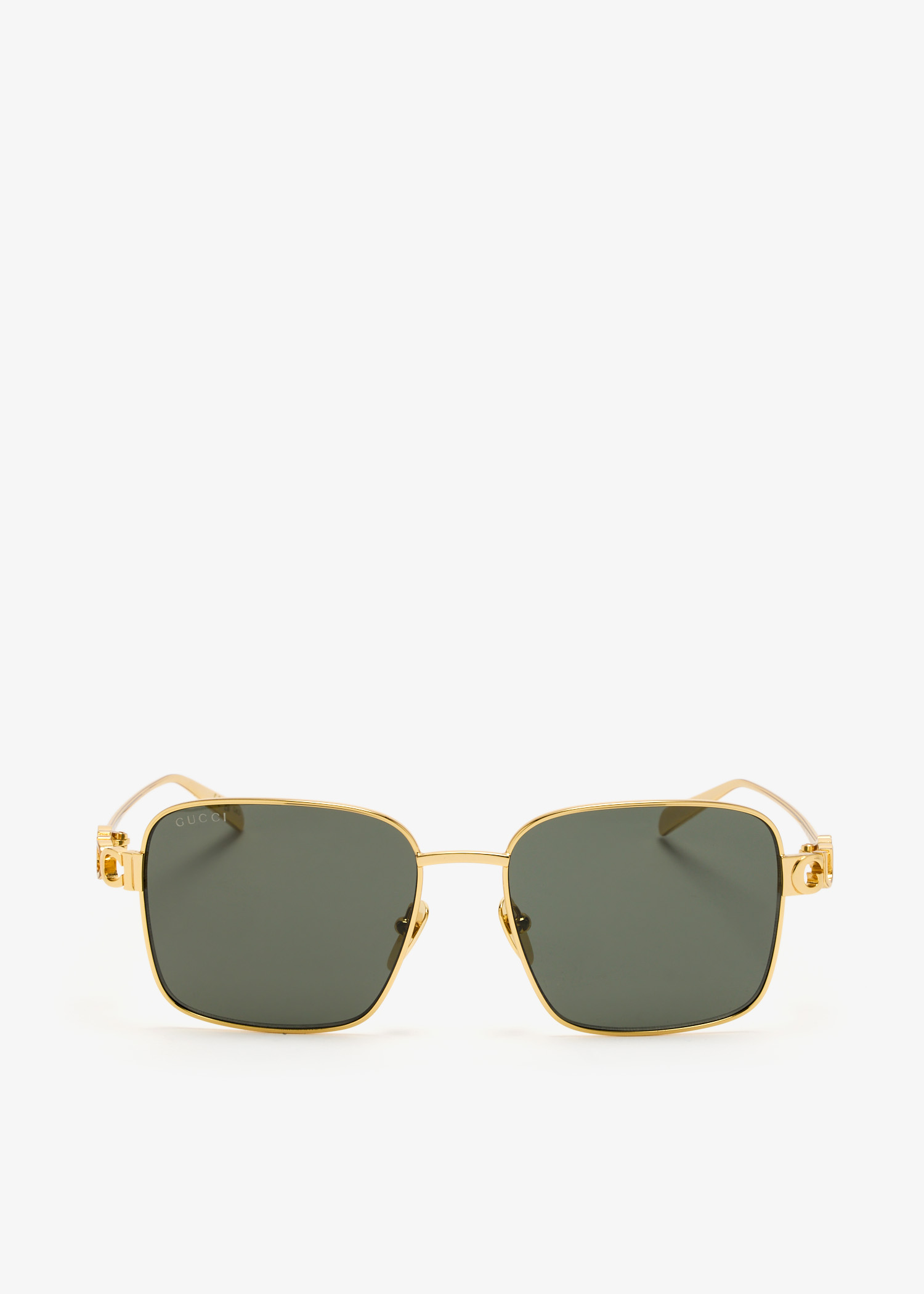 

Square frame sunglasses, Gold