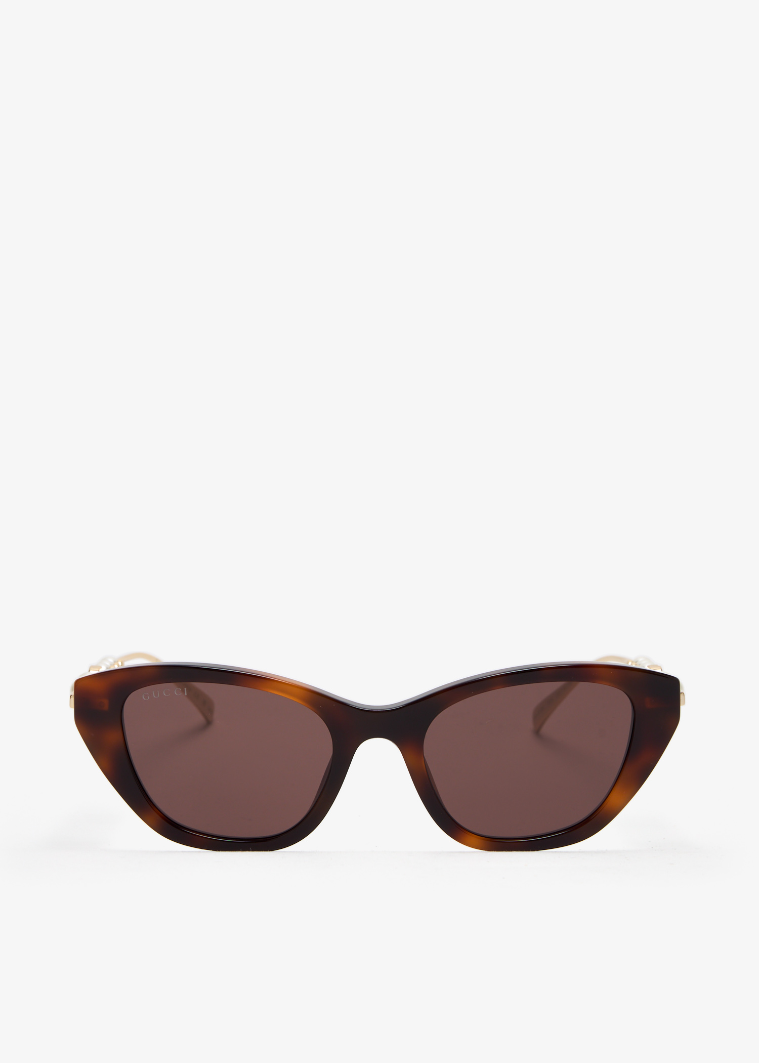 

Cat-eye frame sunglasses, Brown