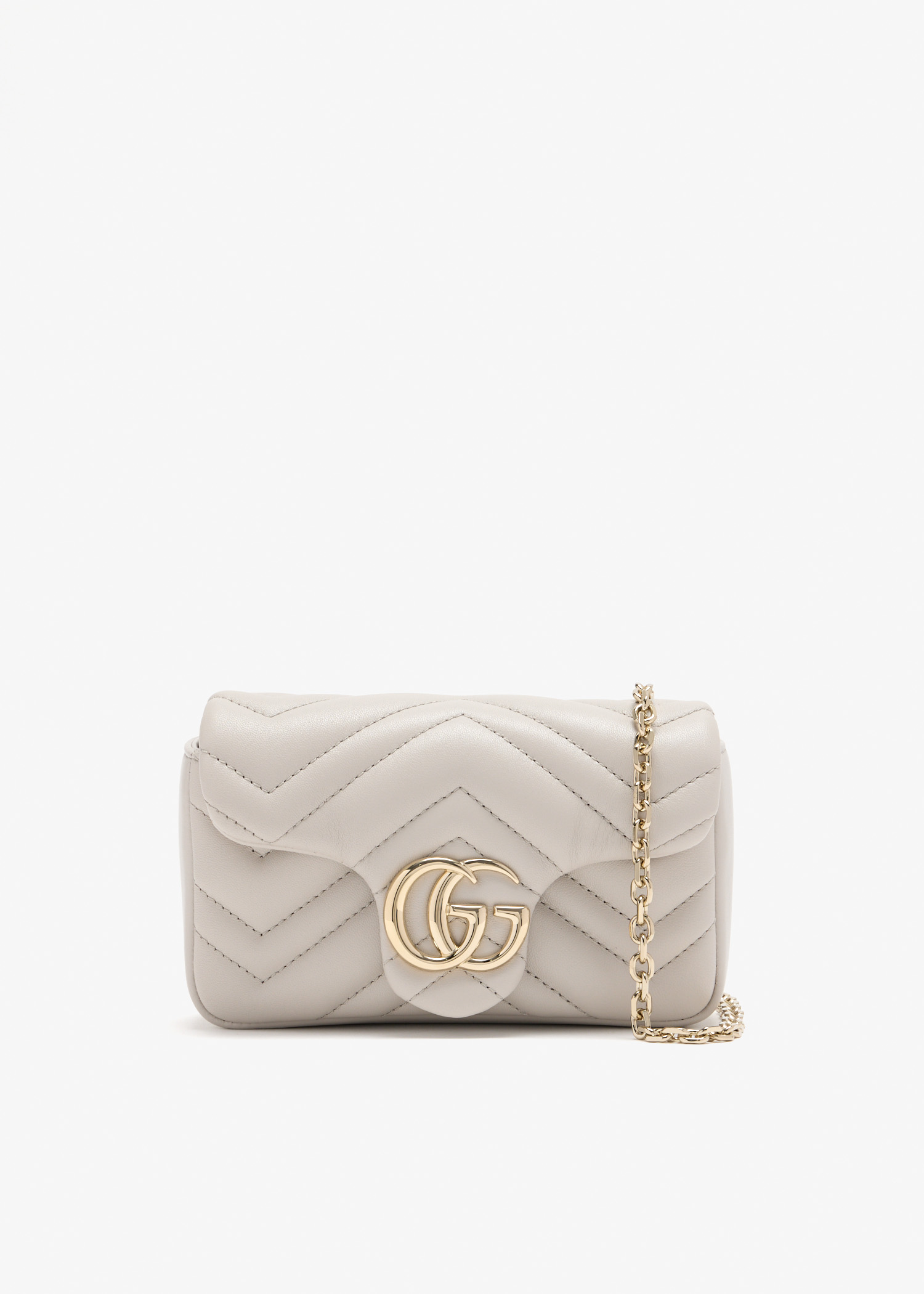 

GG Marmont mini shoulder bag, Grey