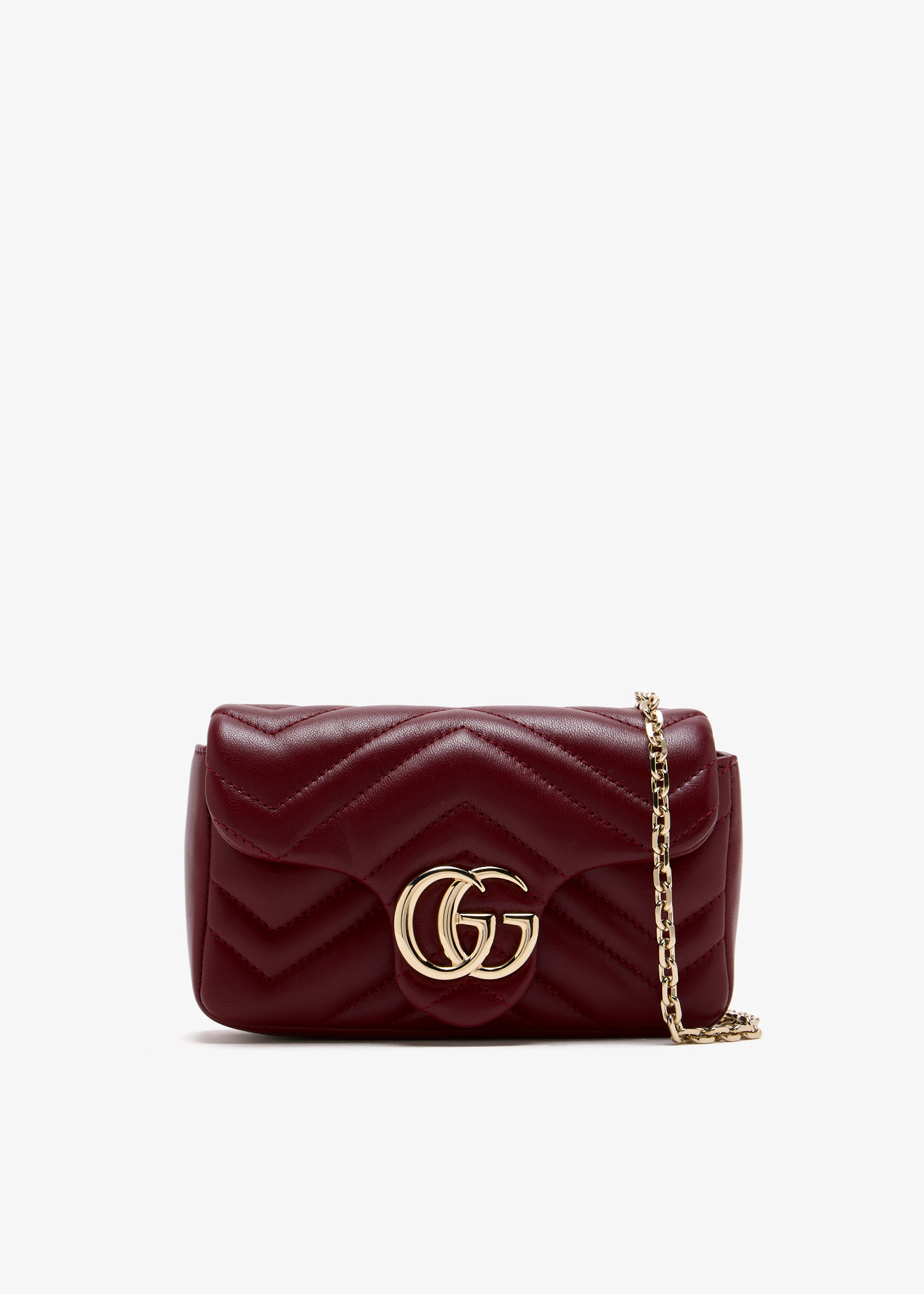 

GG Marmont super mini bag, Burgundy
