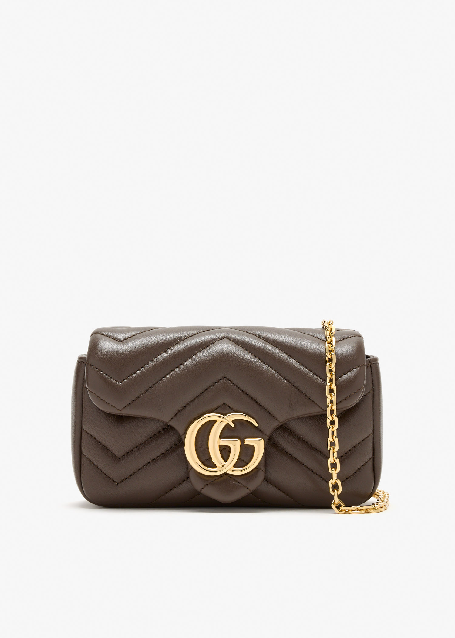 

GG Marmont mini shoulder bag, Taupe