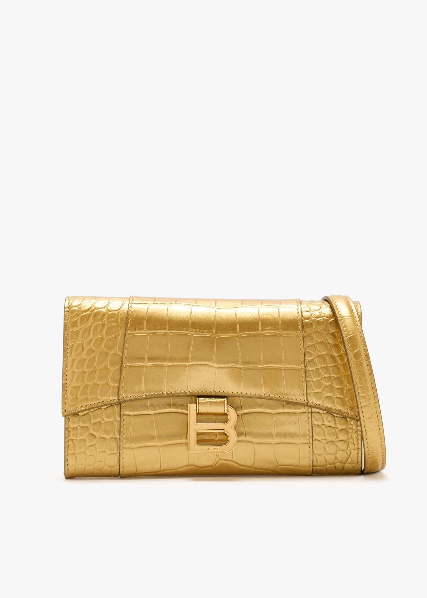 

Hourglass chain wallet, Gold