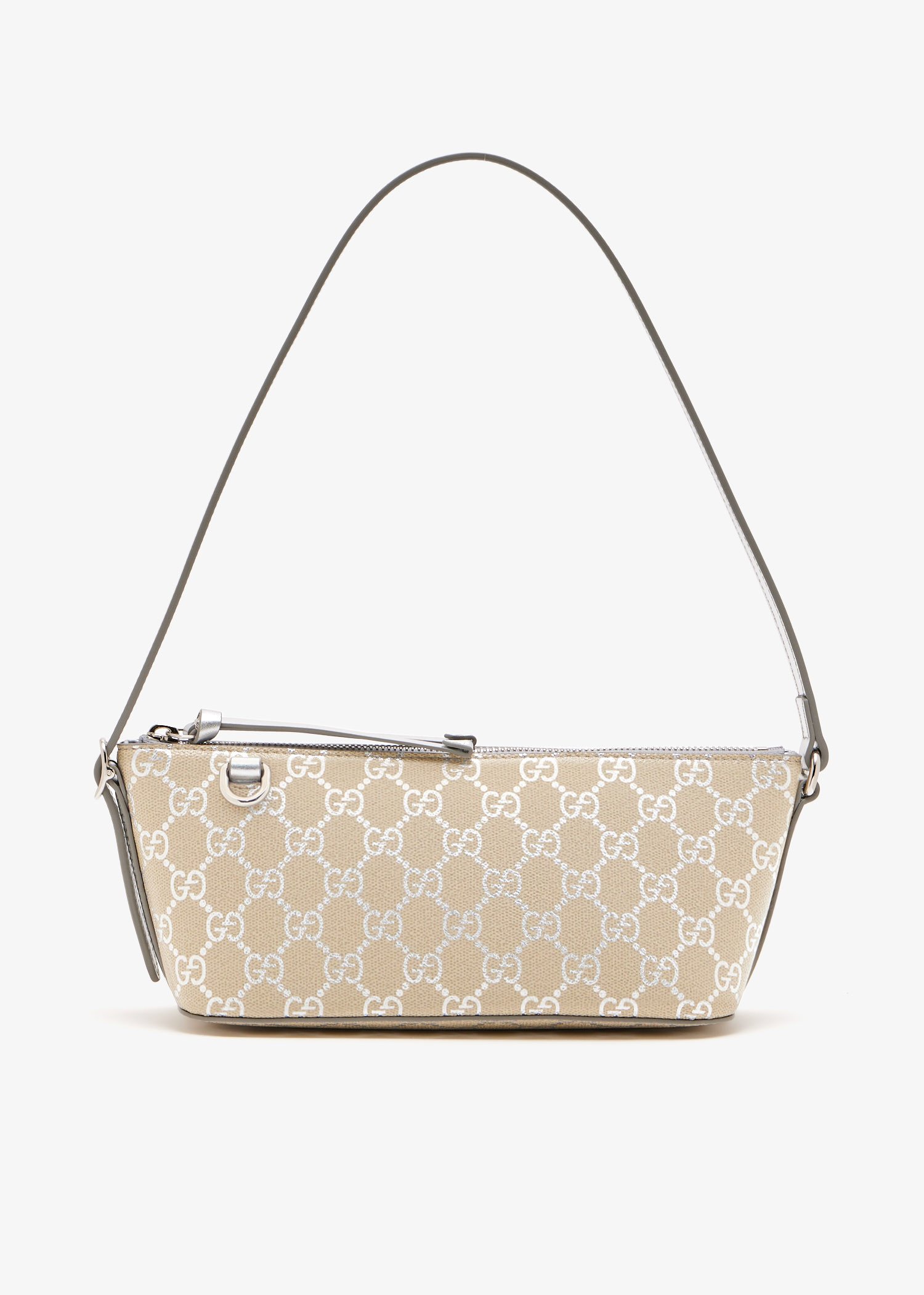 

GG Emblem small shoulder bag, Beige