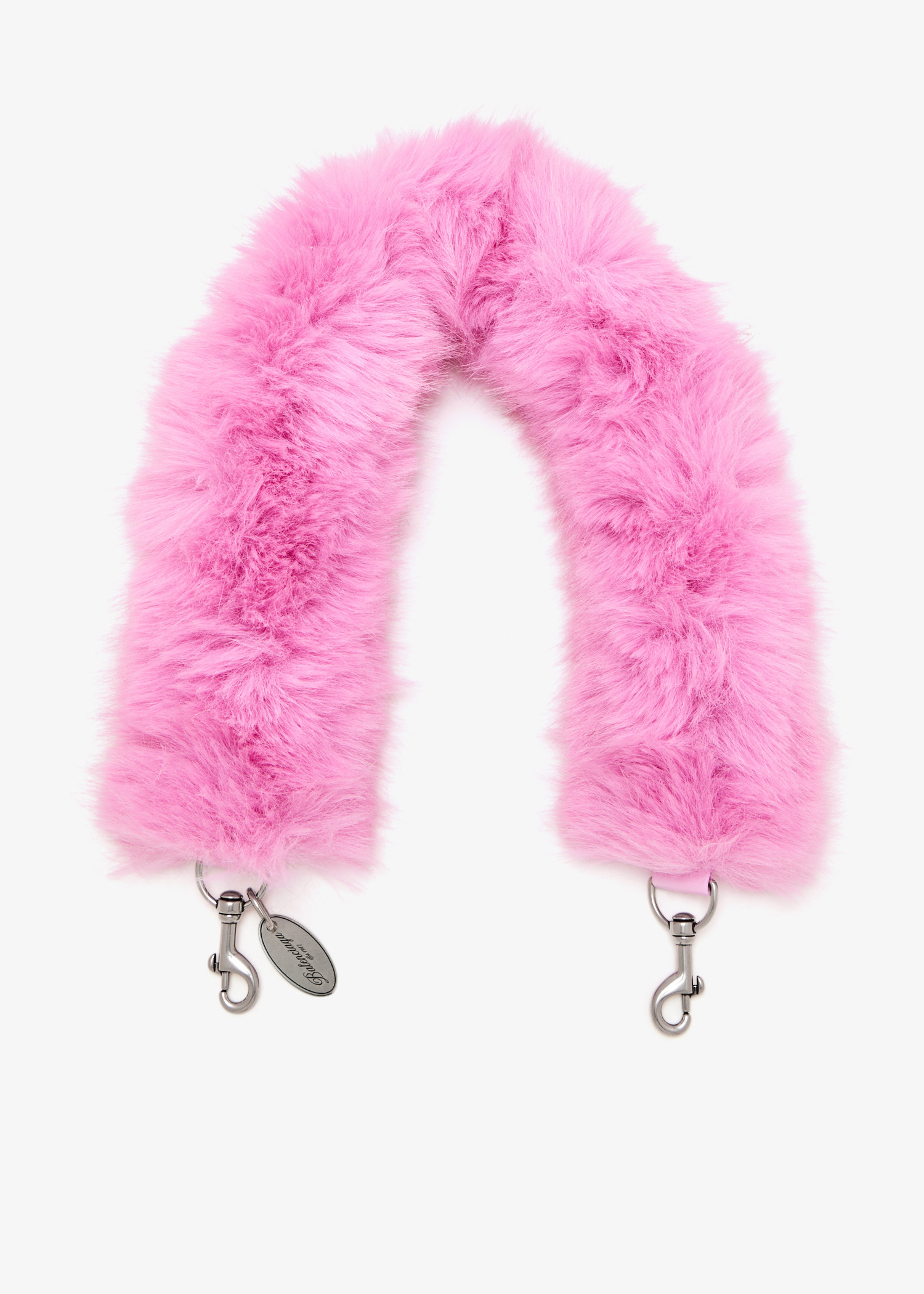 

Animal-free fur strap, Pink