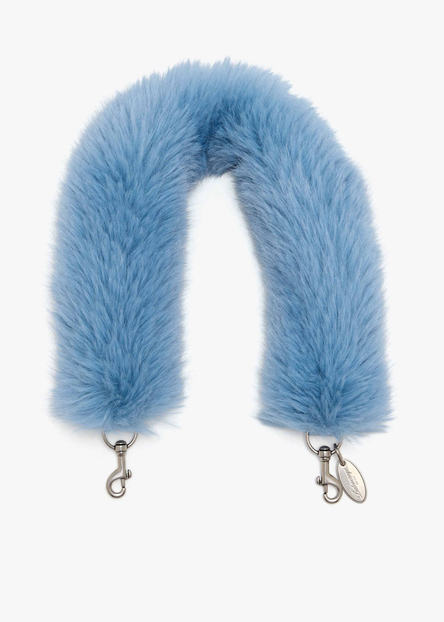 

Animal-free fur strap, Blue
