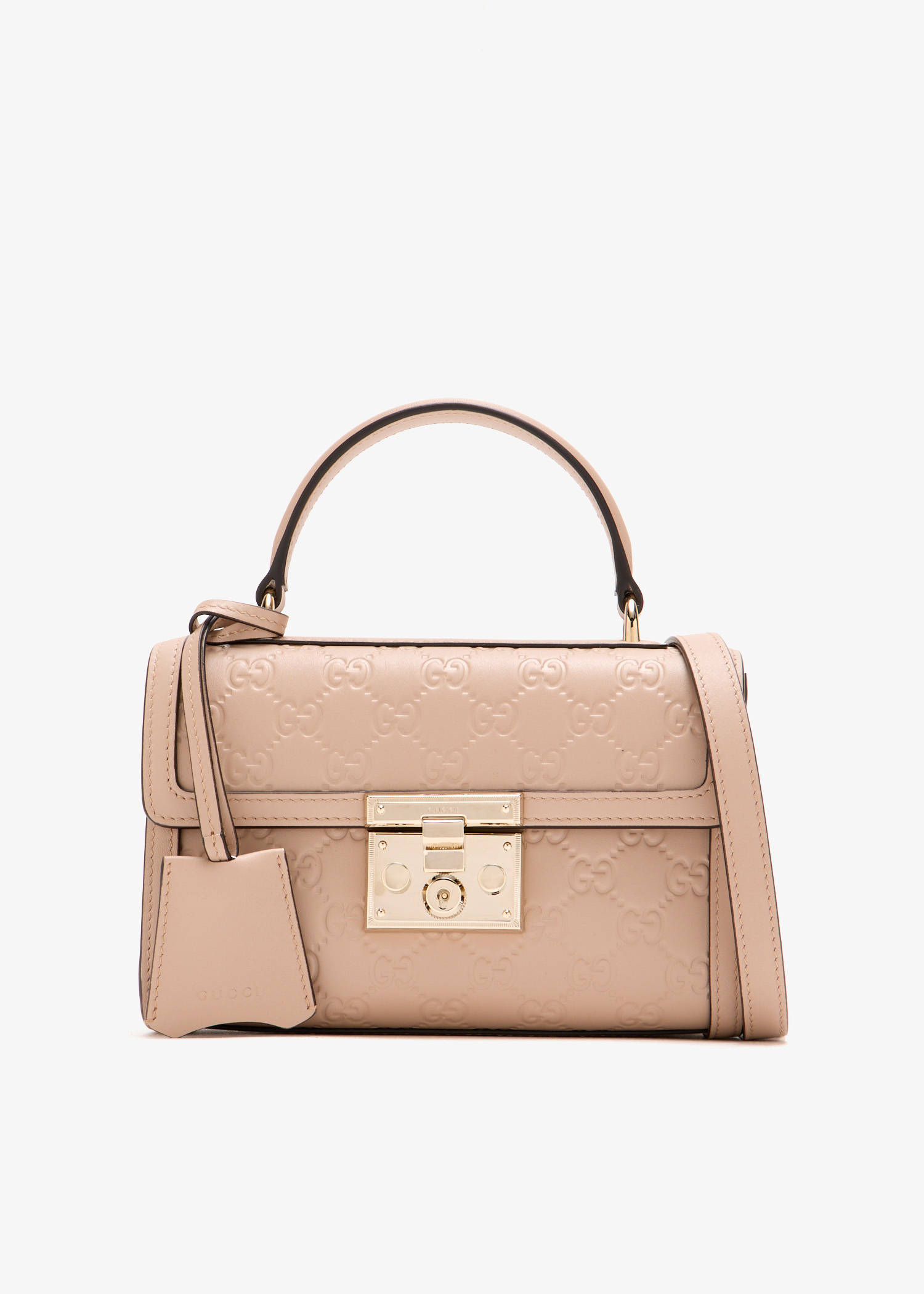 

Padlock small top handle bag, Pink