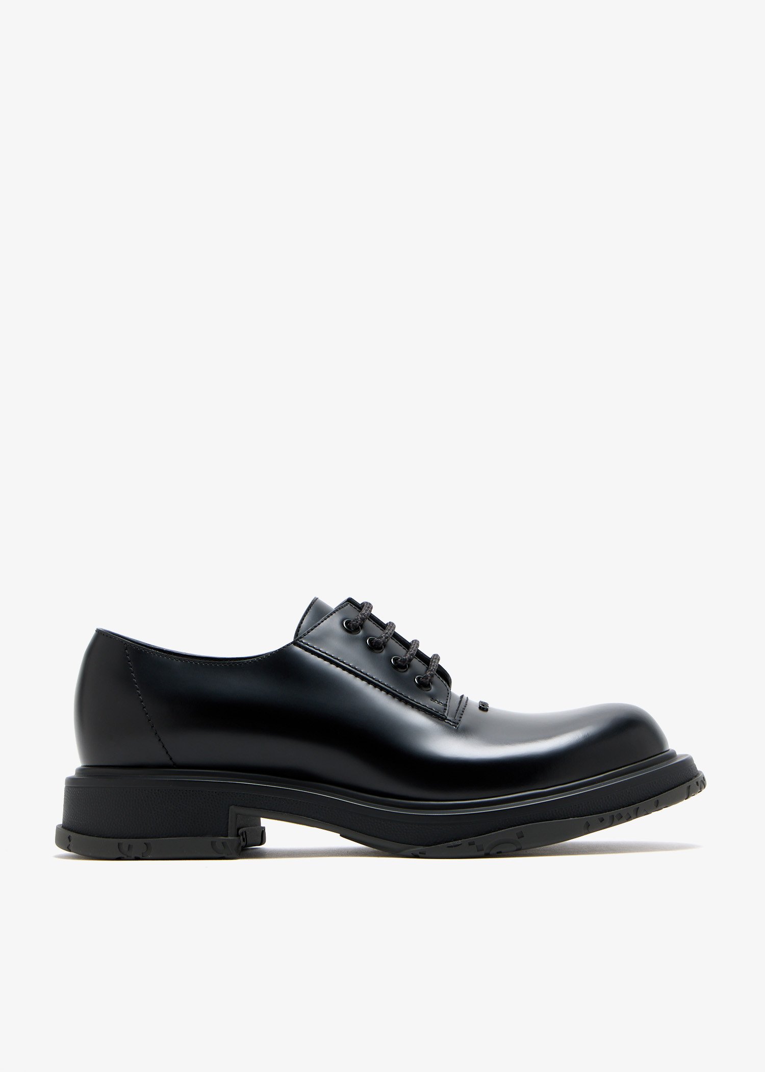 

Logo lace-up shoes, Black