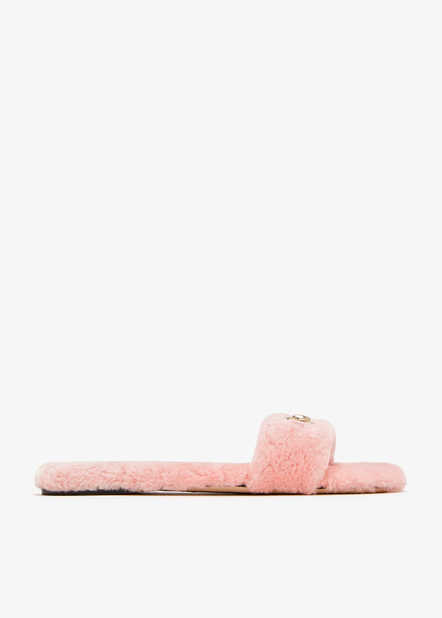 

Horsebit slide sandals, Pink