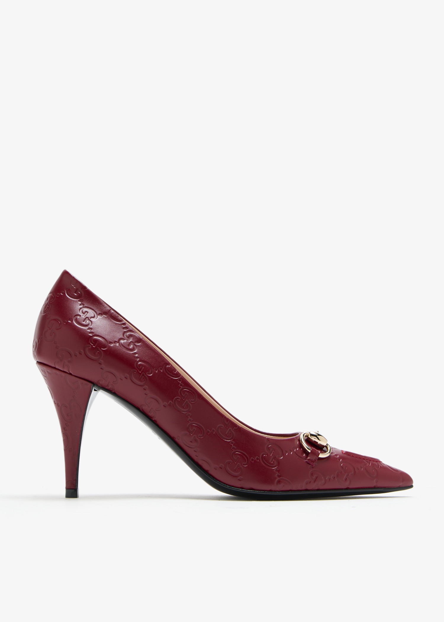 

Horsebit pumps, Red