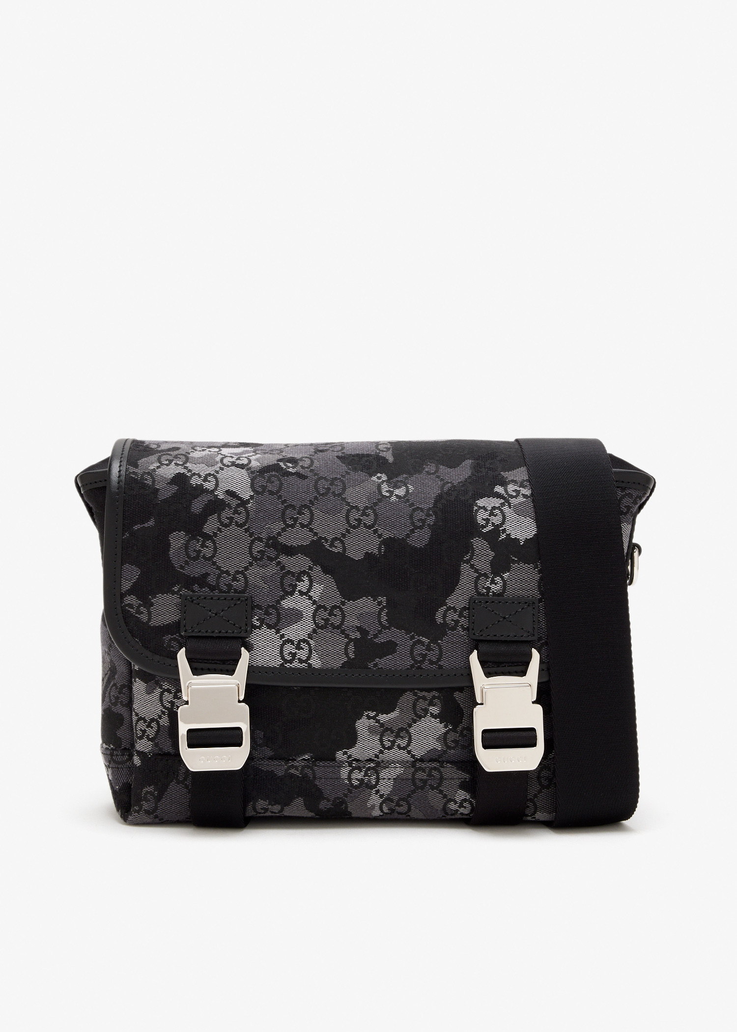 

GG canvas small crossbody bag, Black