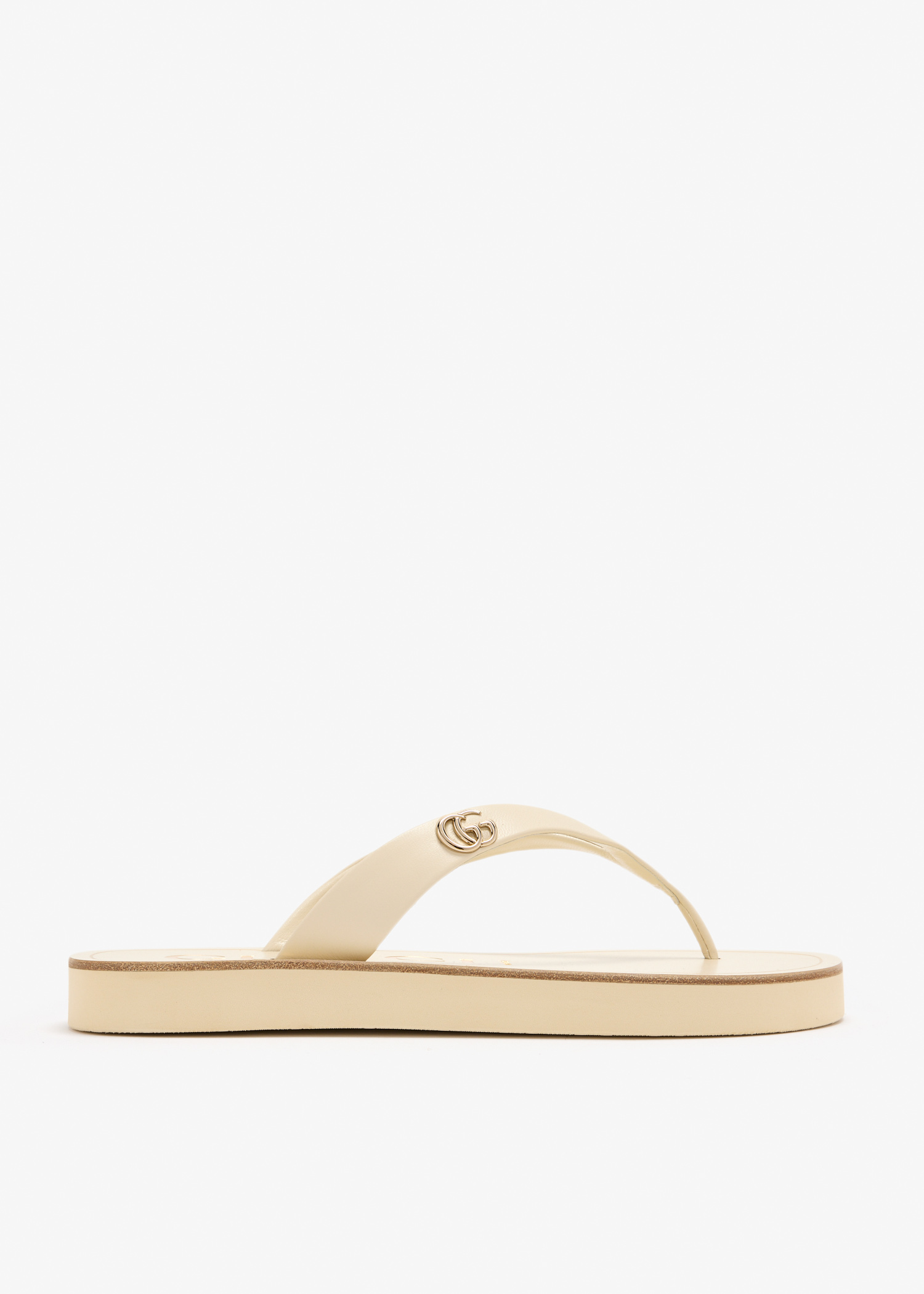

Double G thong sandals, Cream