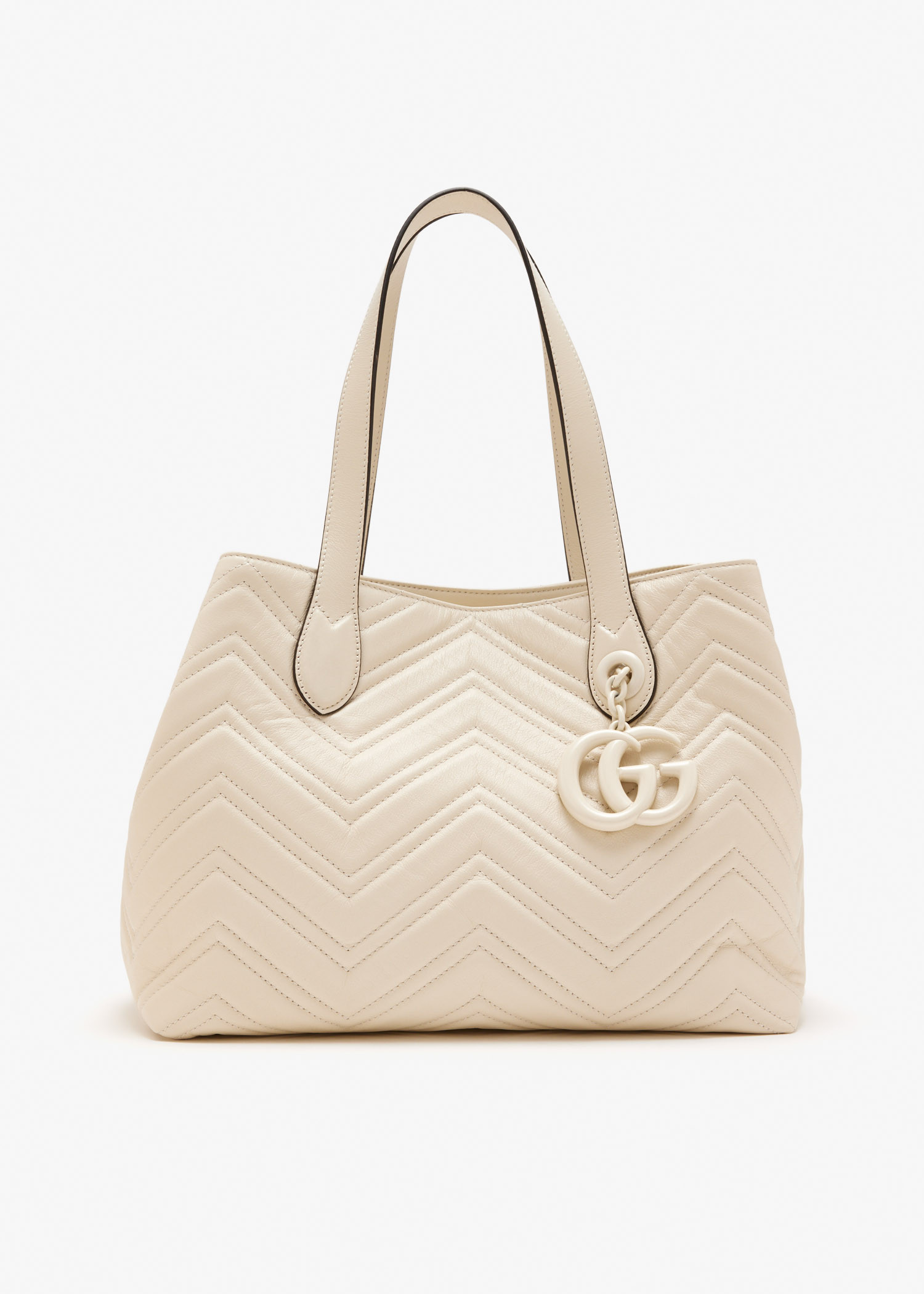 

GG Marmont tote bag, Cream