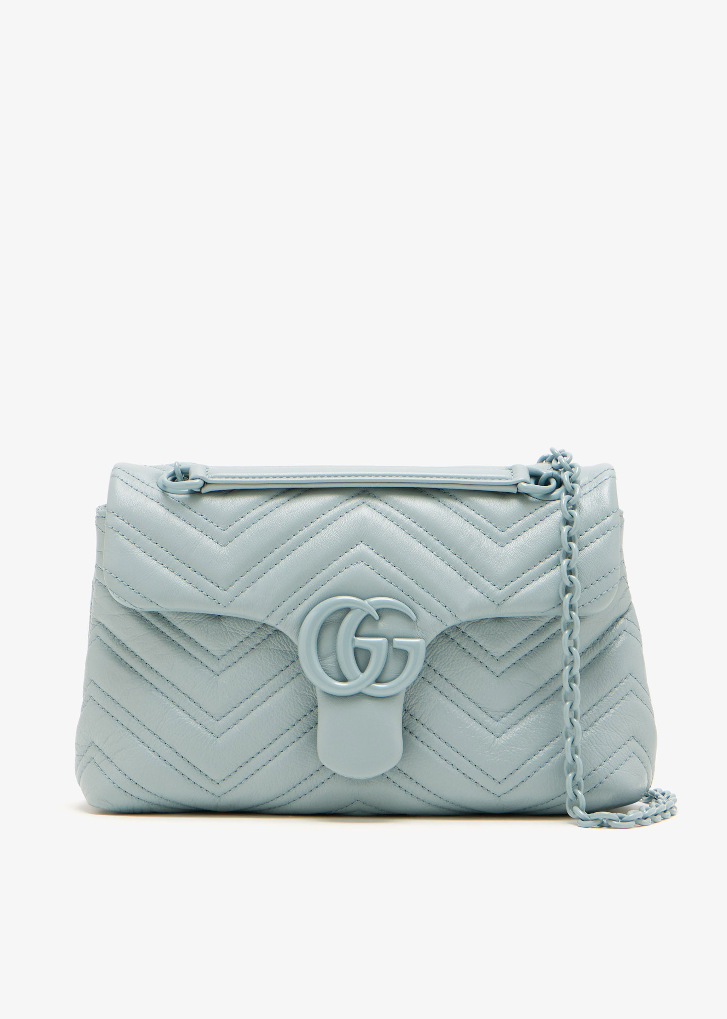 

GG Marmont small shoulder bag, Blue