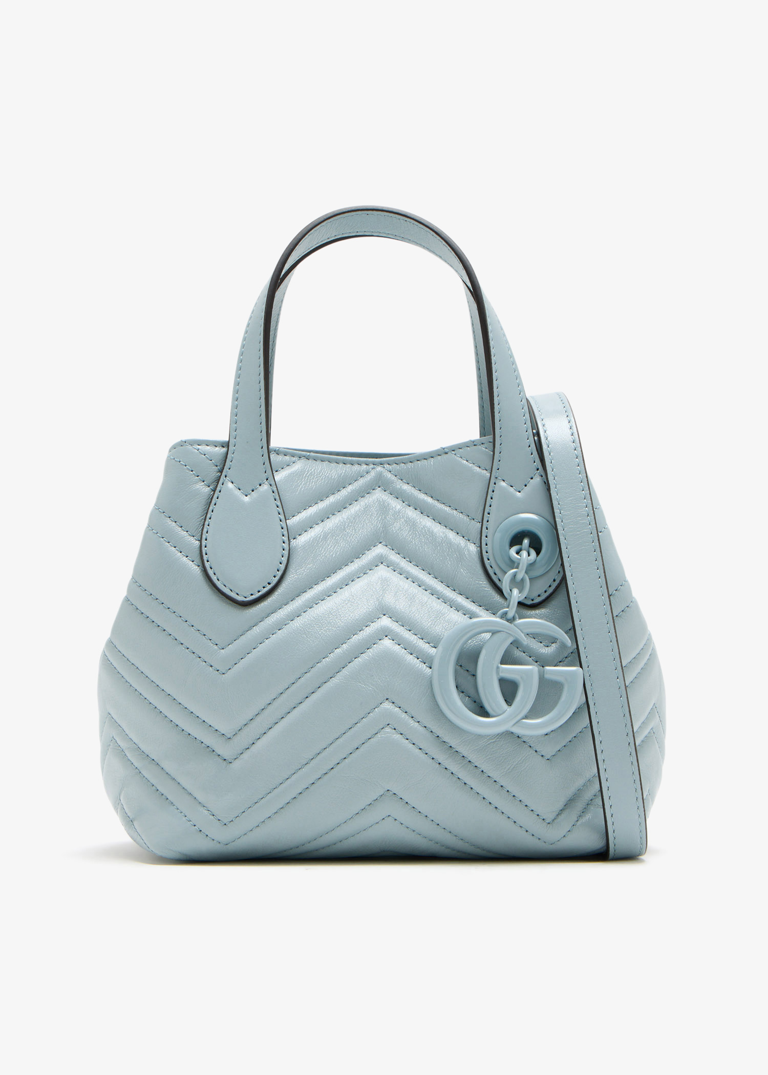 

GG Marmont small tote bag, Blue