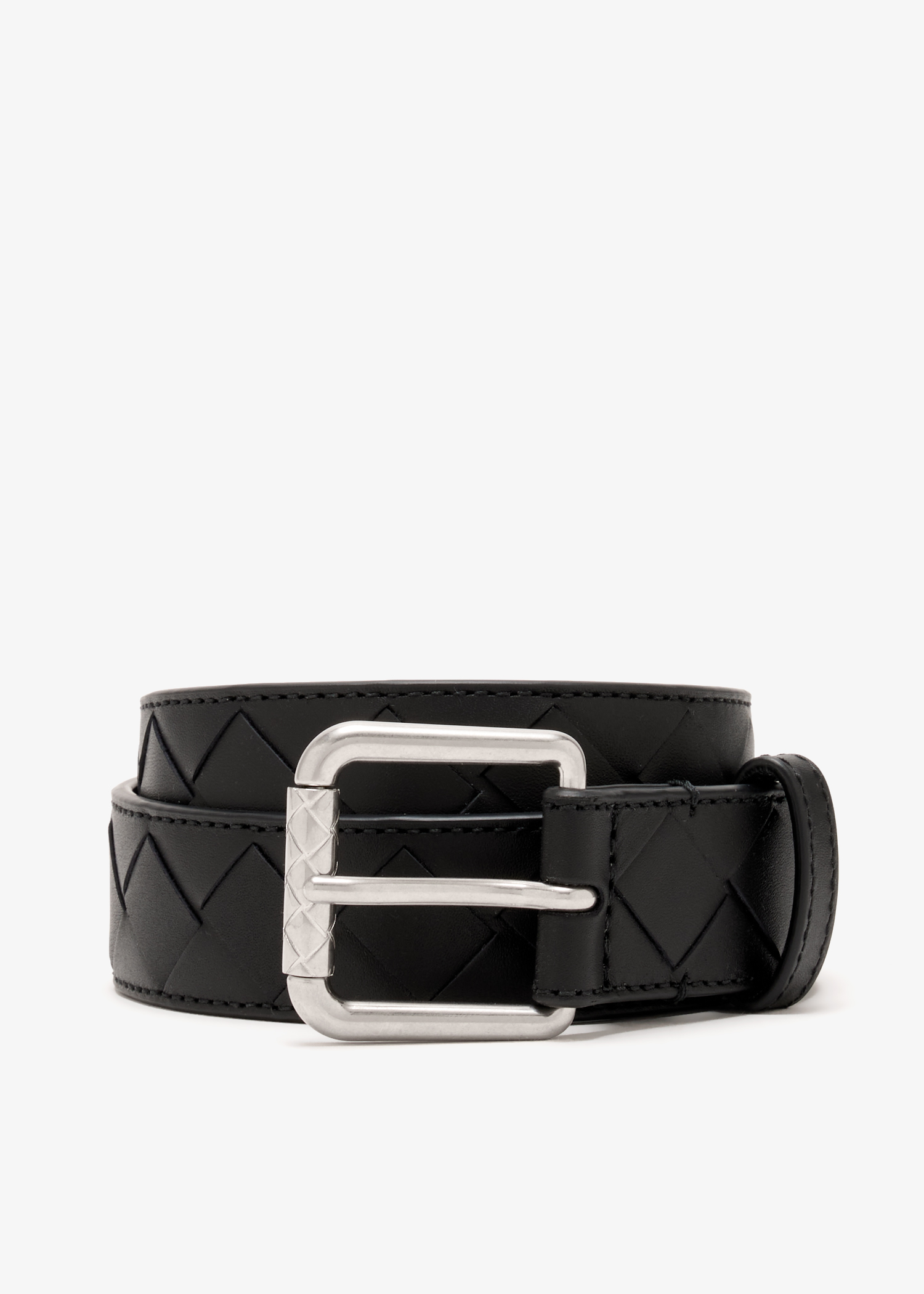 

Intrecciato belt, Black