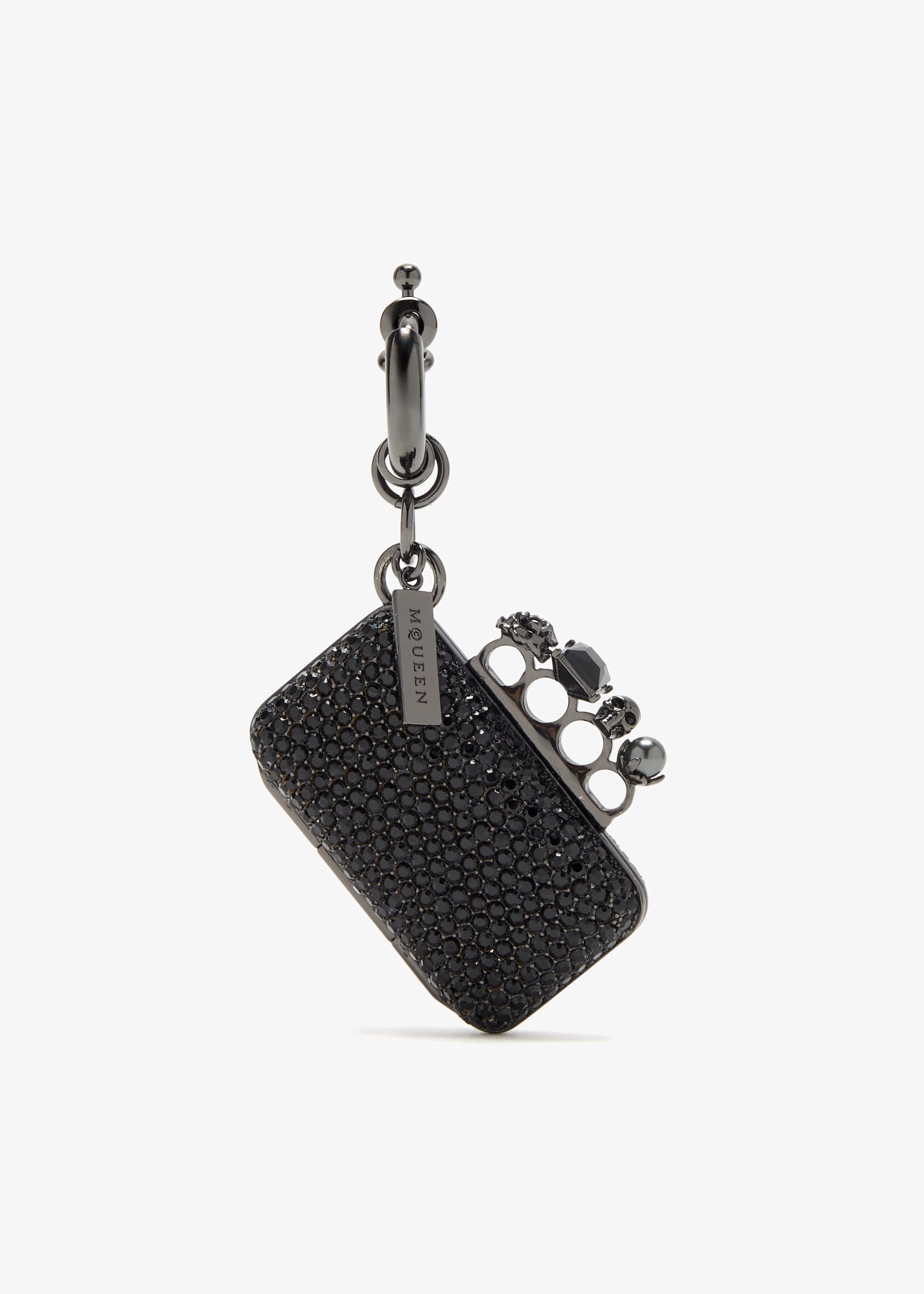 

Knuckle Clutch bag charm, Black
