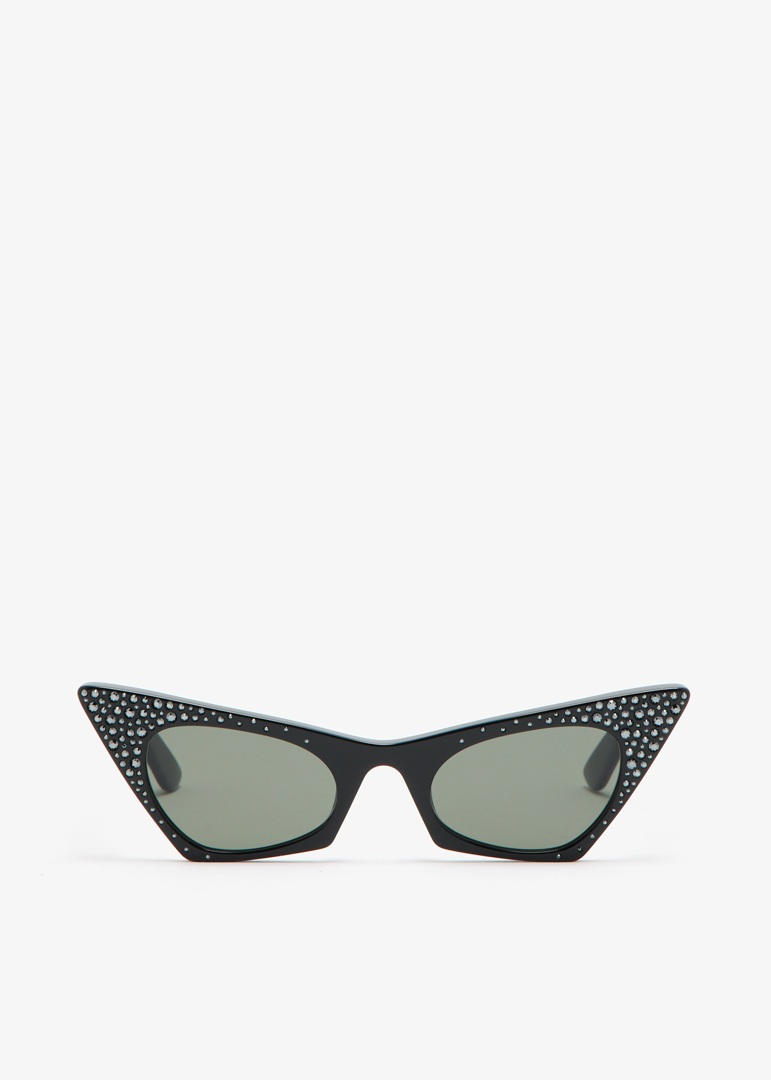

Spike cat-eye sunglasses, Black