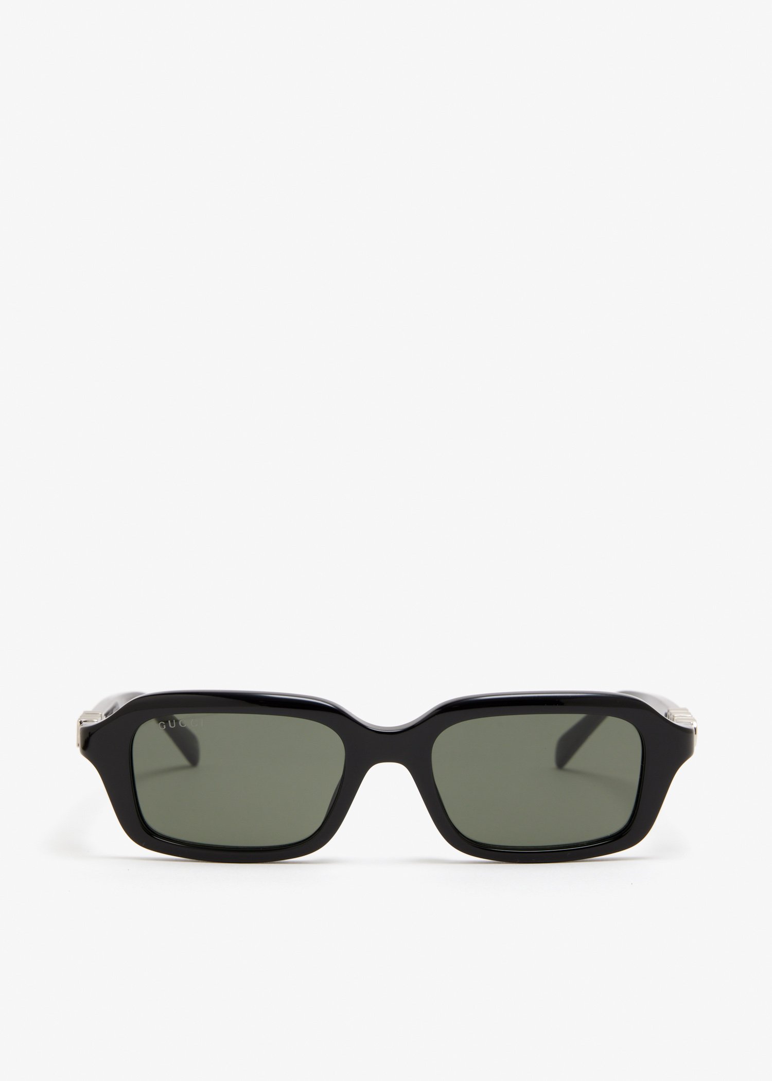 

Rectangular frame sunglasses, Black