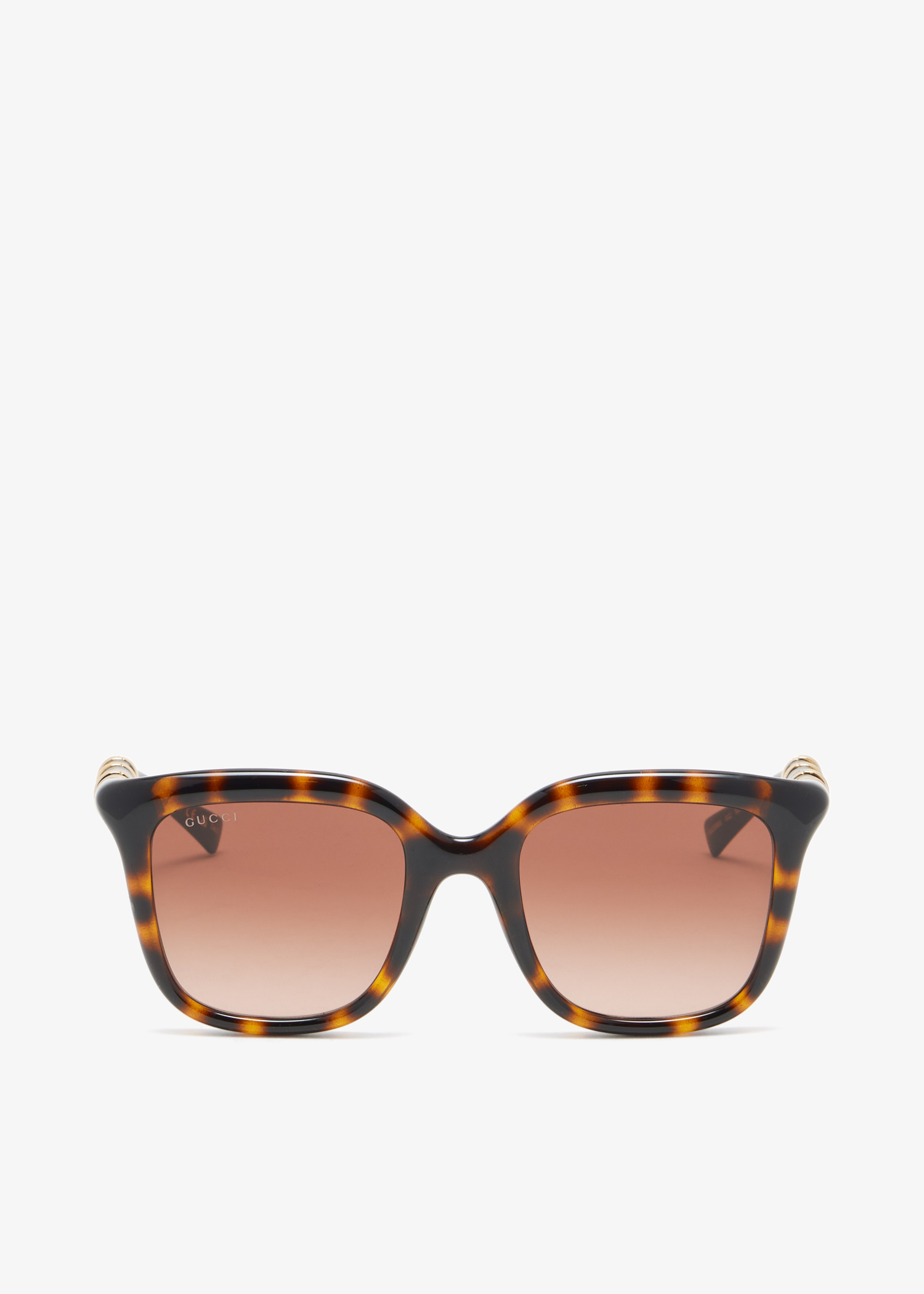 

Square frame sunglasses, Brown