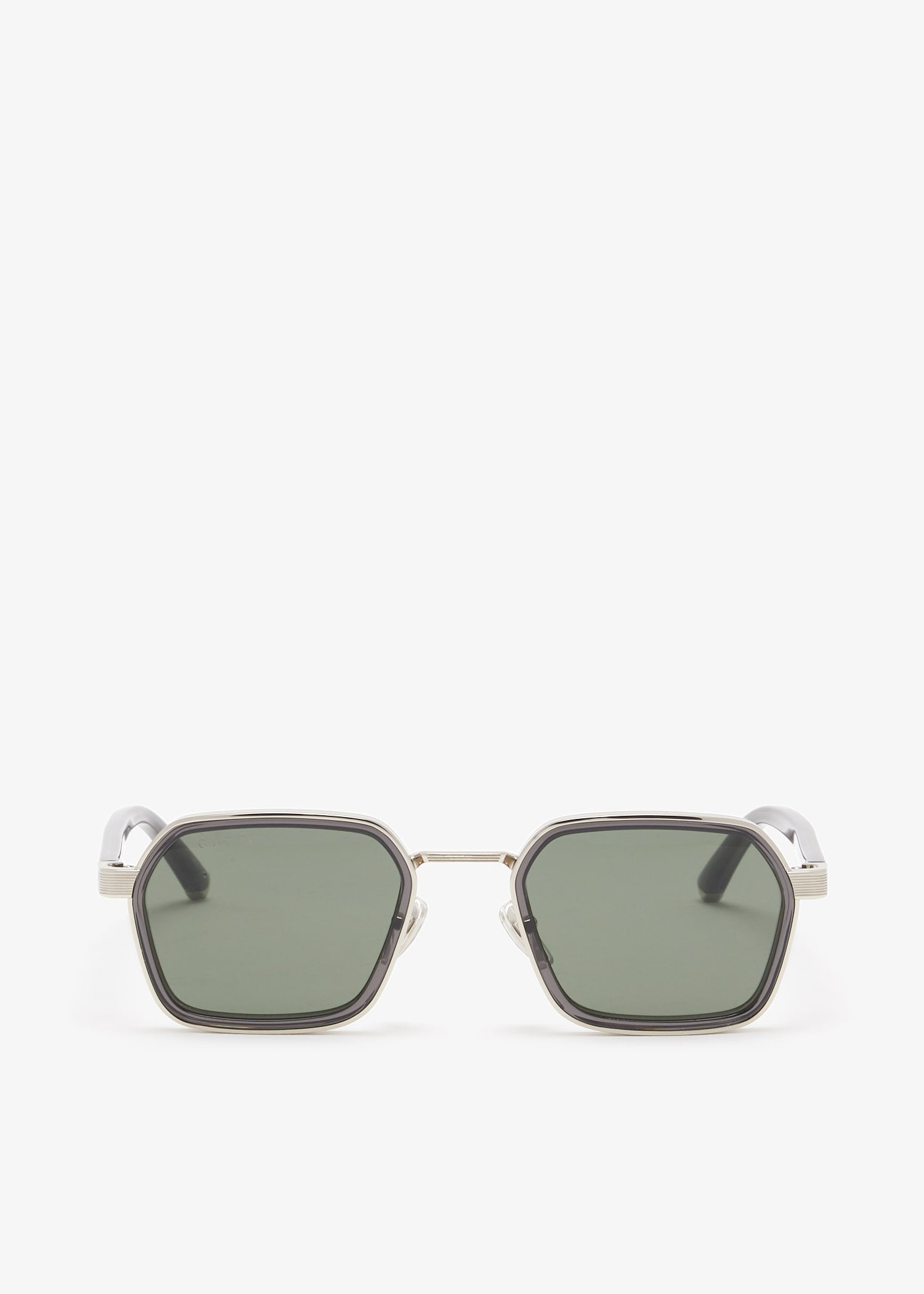 

Square frame sunglasses, Silver