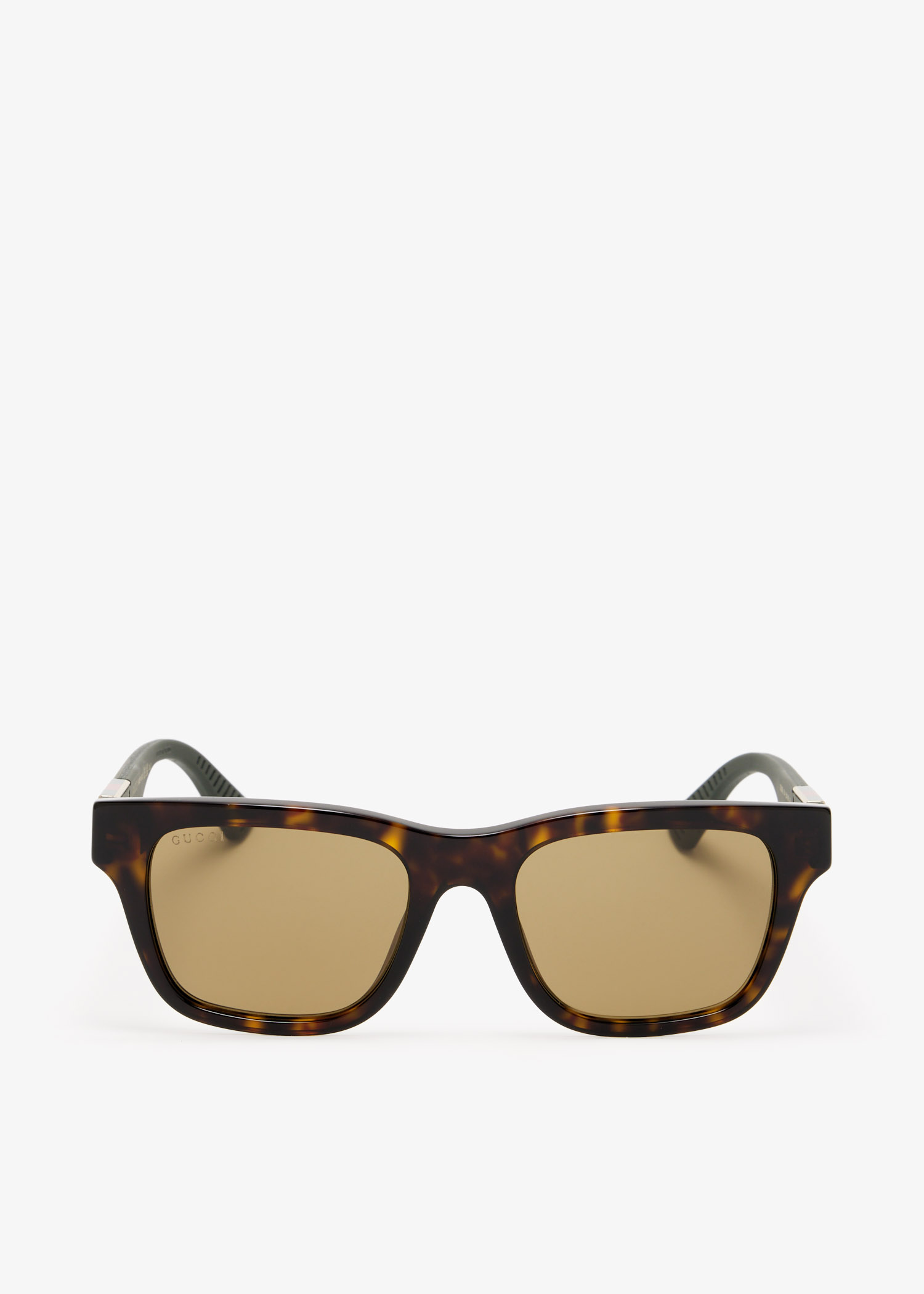

Square frame sunglasses, Brown