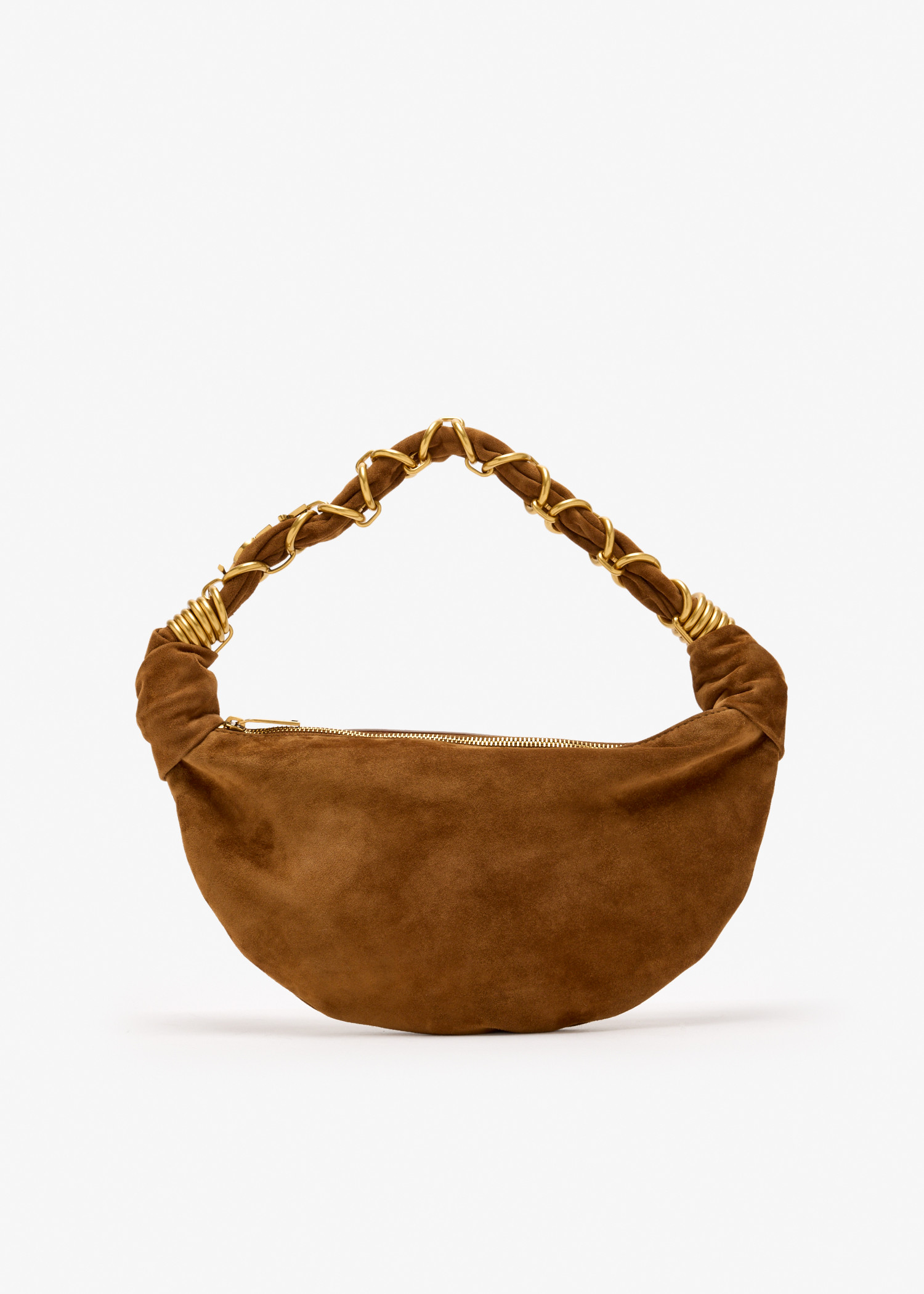 

Amalia mini hobo bag, Brown