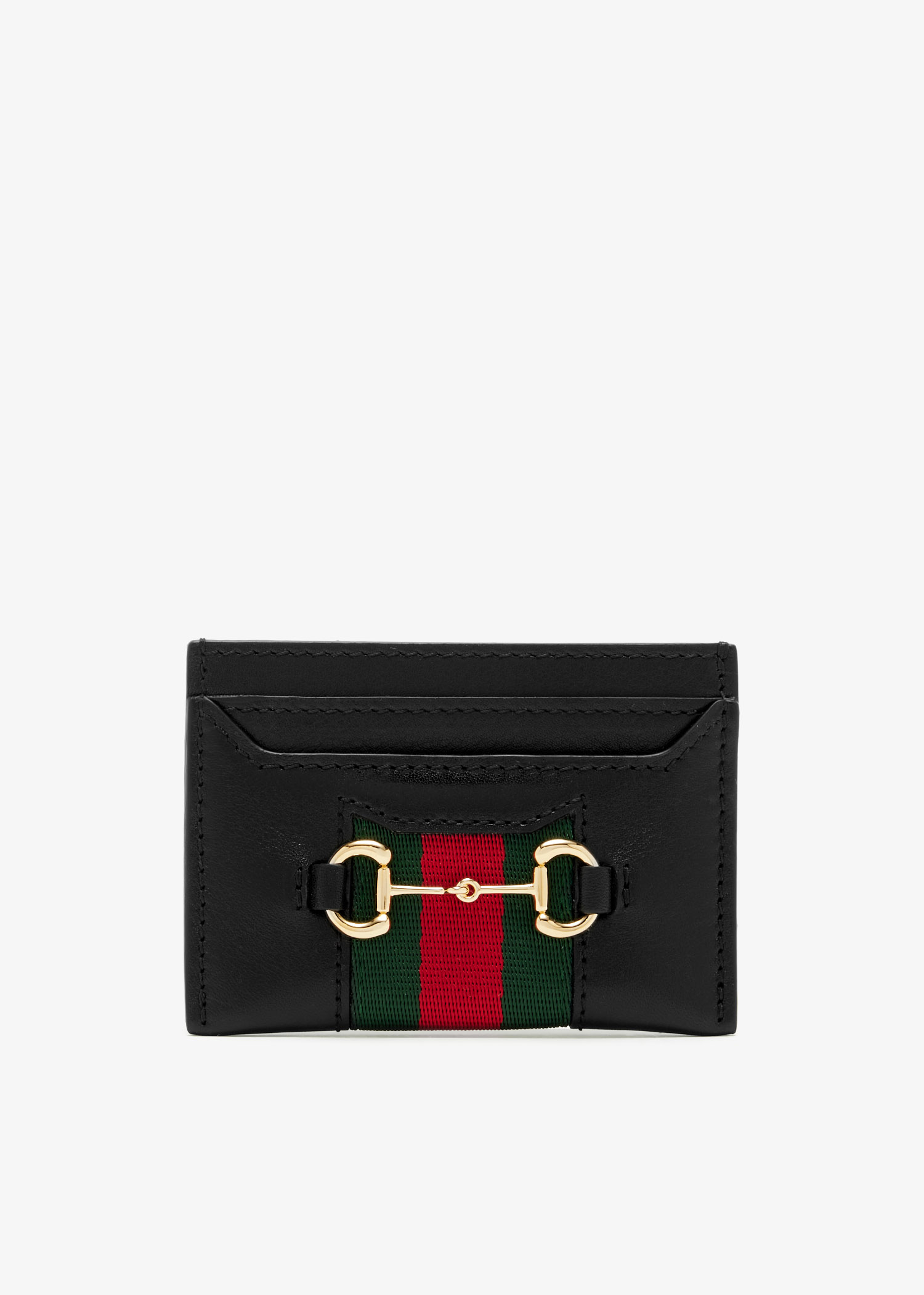 

Horsebit Web card case, Black