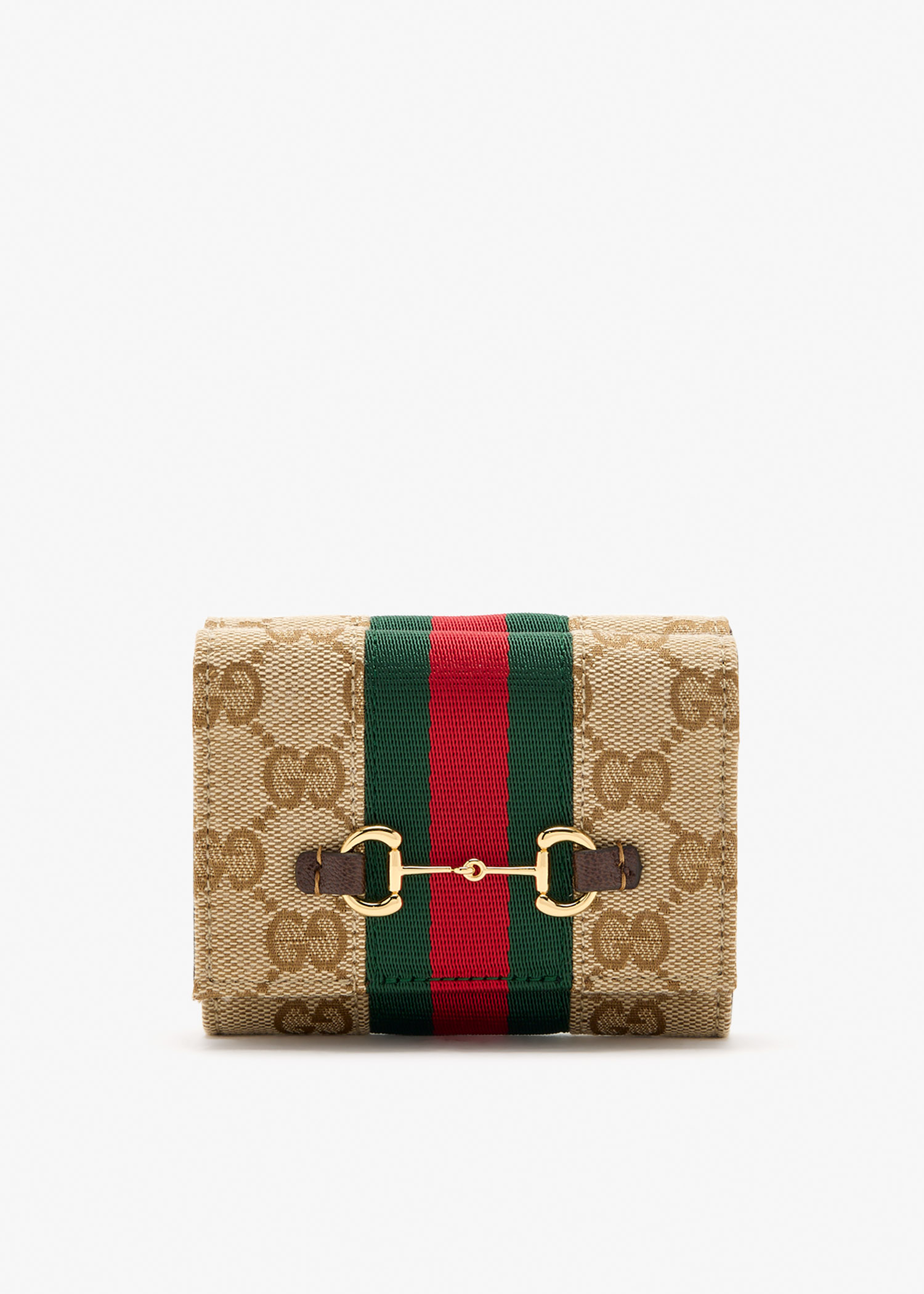 

GG Horsebit wallet, Printed