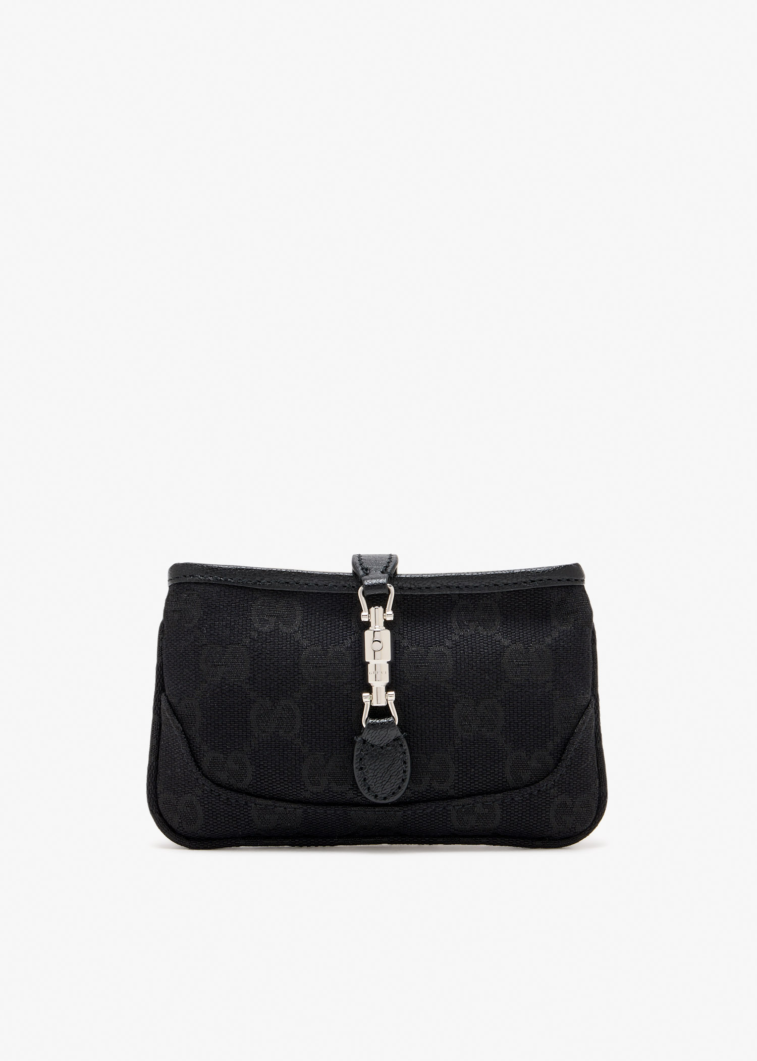

Jackie zip key pouch, Black