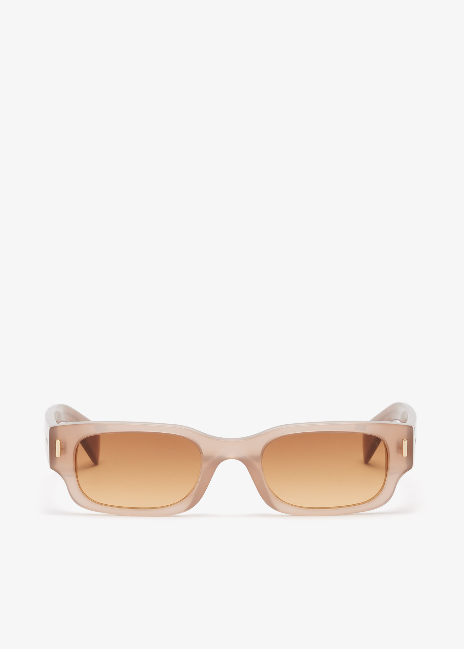 

T-Bar Rivet Panthos Sunglasses, Brown