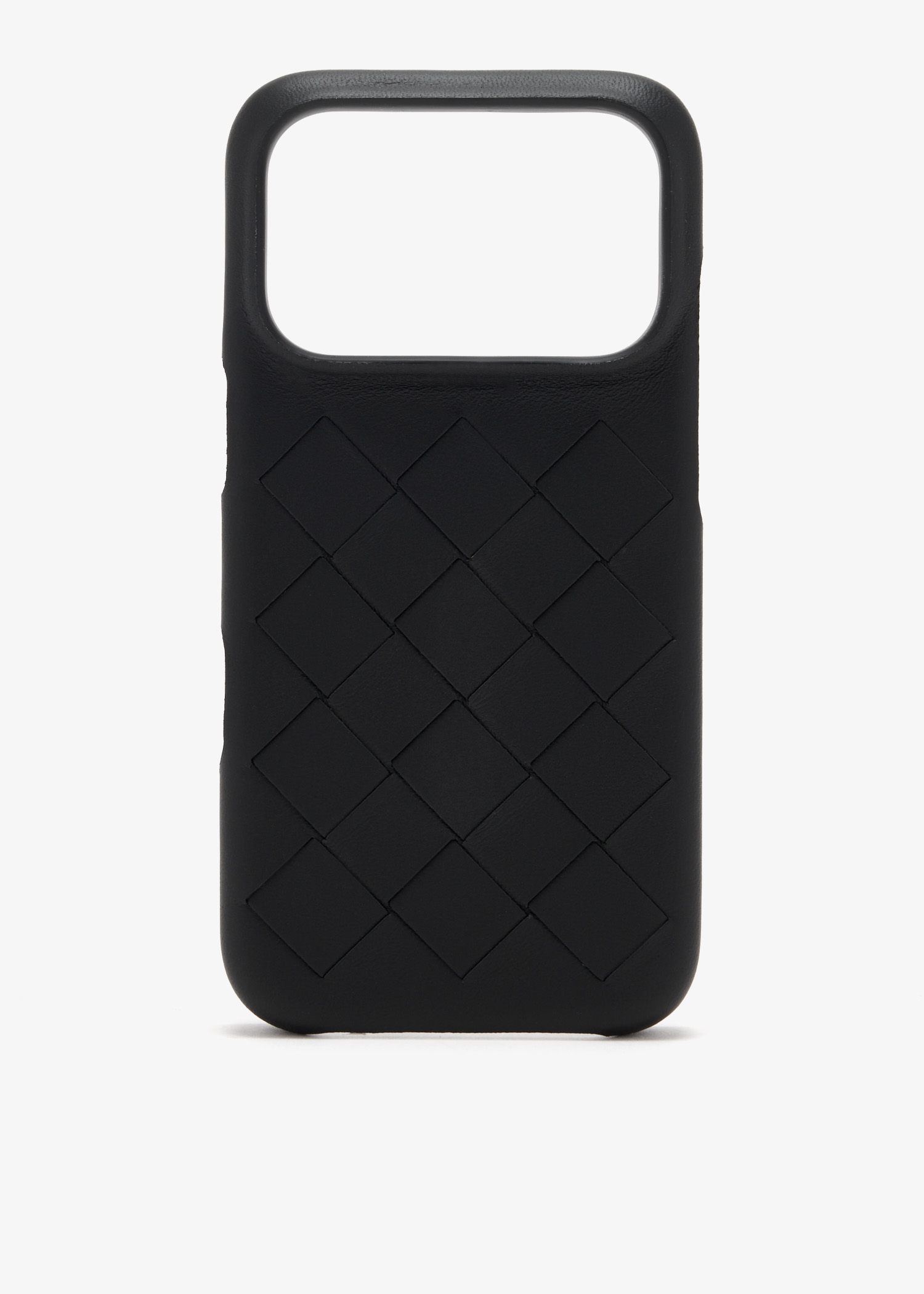 

Intrecciato iPhone 17 Pro case, Black
