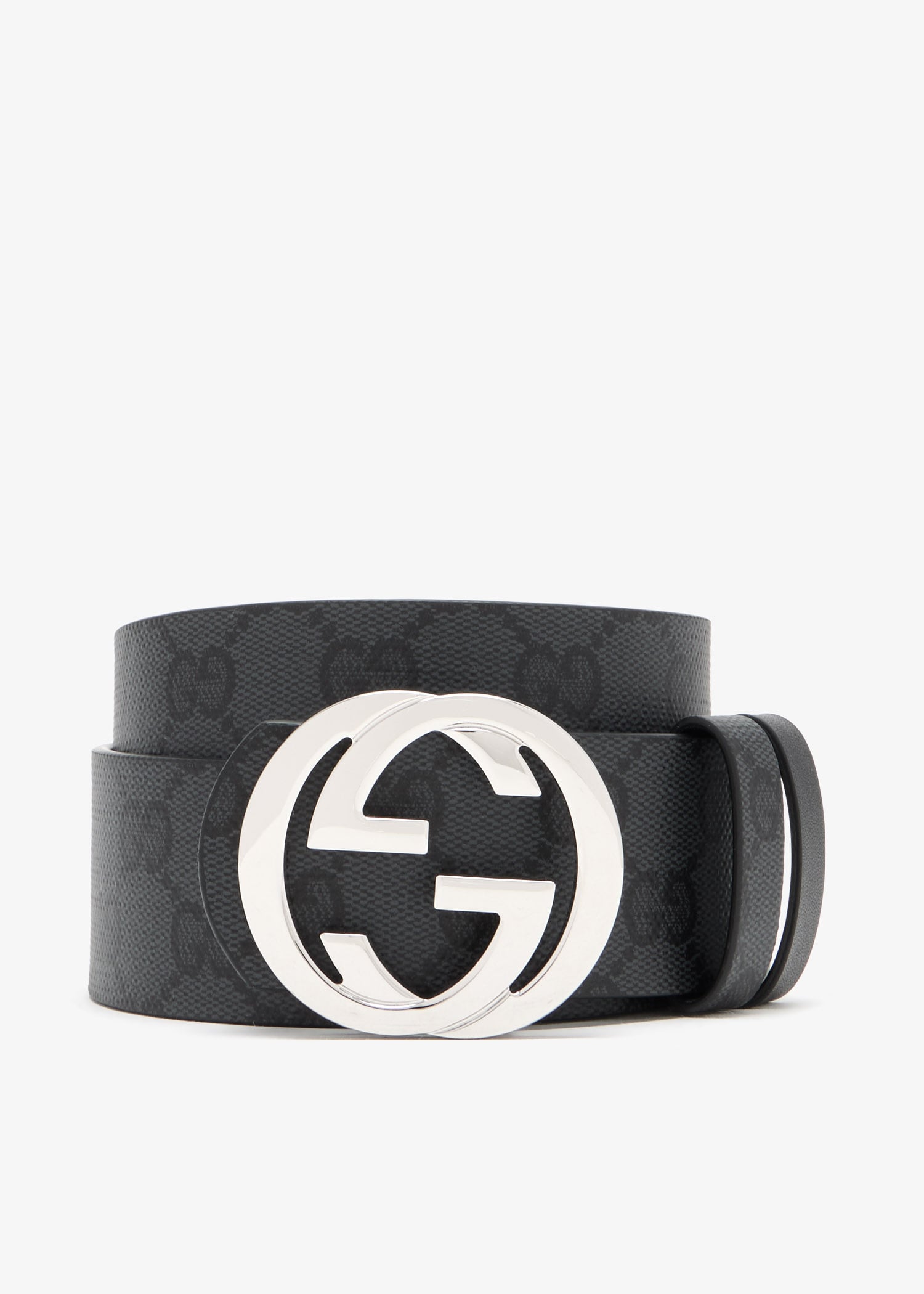 

GG reversible belt, Black