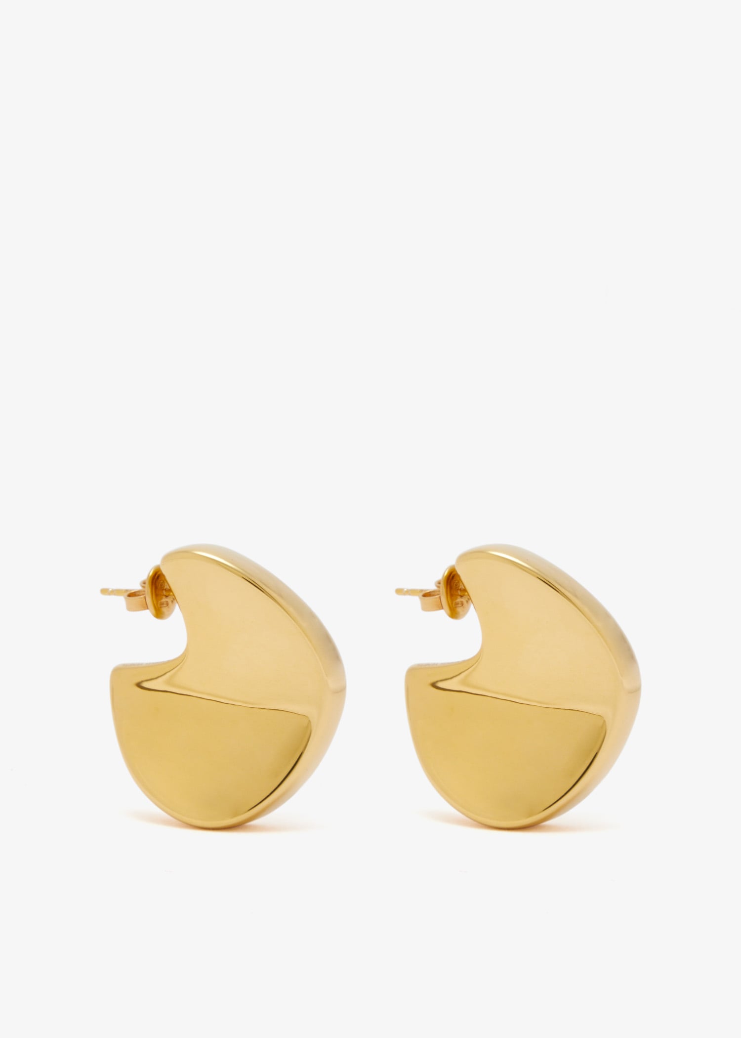

Medium Disc earrings, Gold