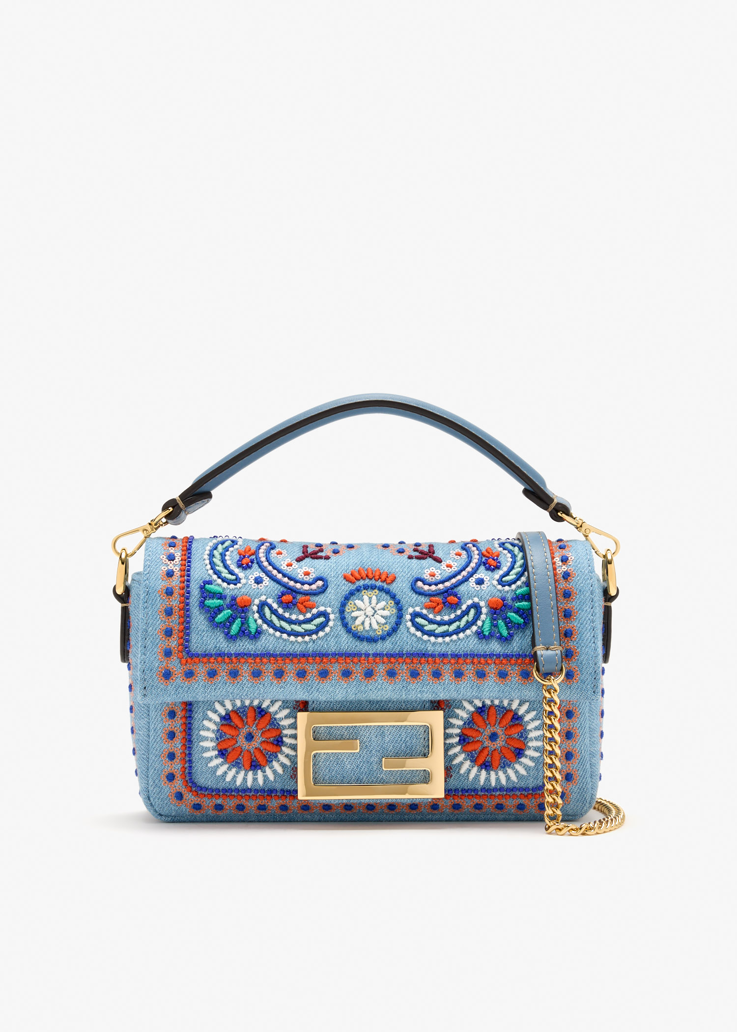 

Baguette mini bag, Blue