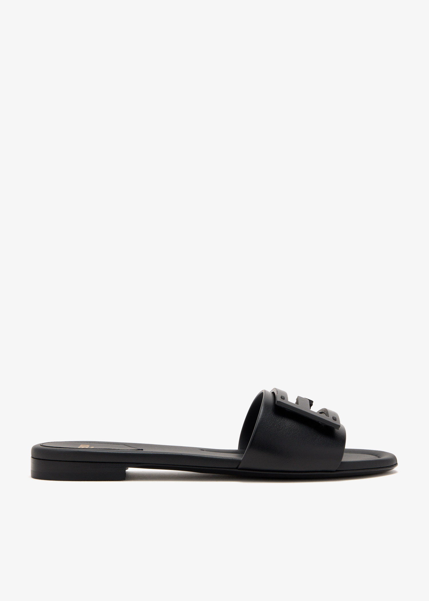 

Baguette slide sandals, Black