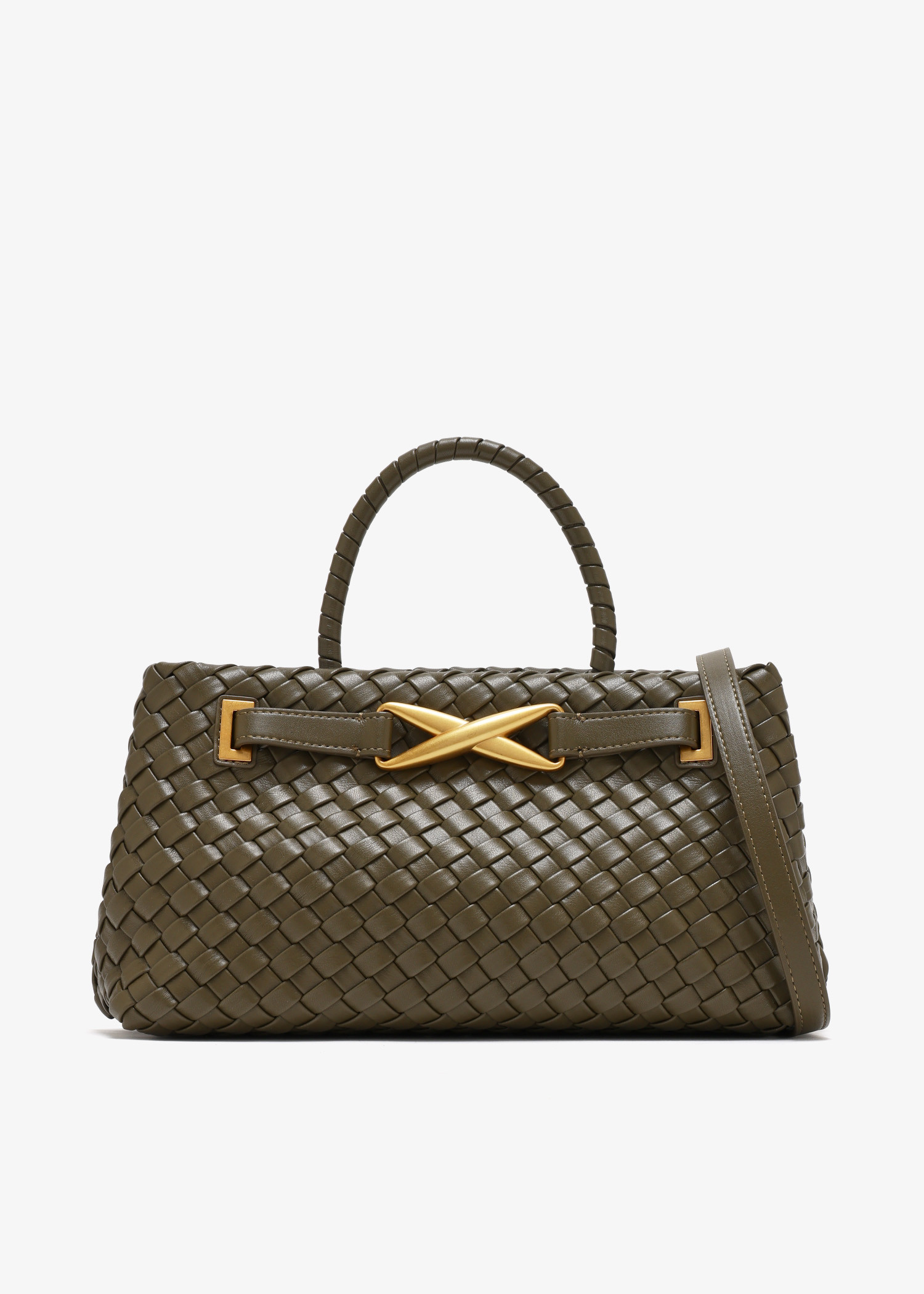 

Elora woven tote bag, Green