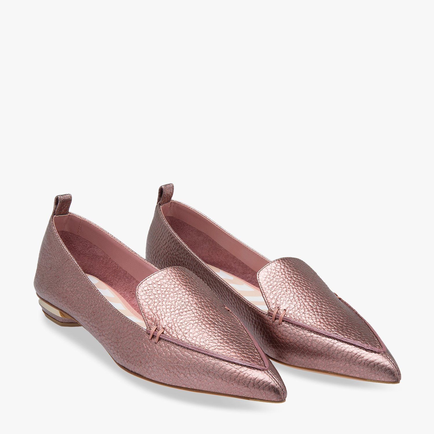 

Beya Botalatto leather loafers, Pink