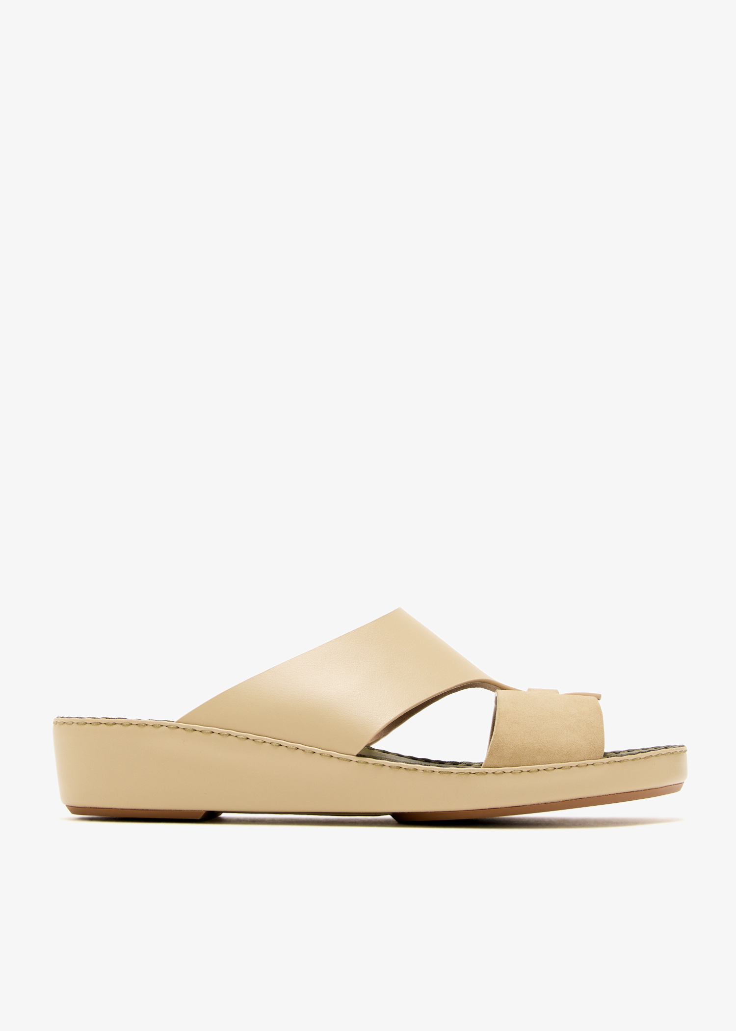 

Looped Belt sandals, Beige