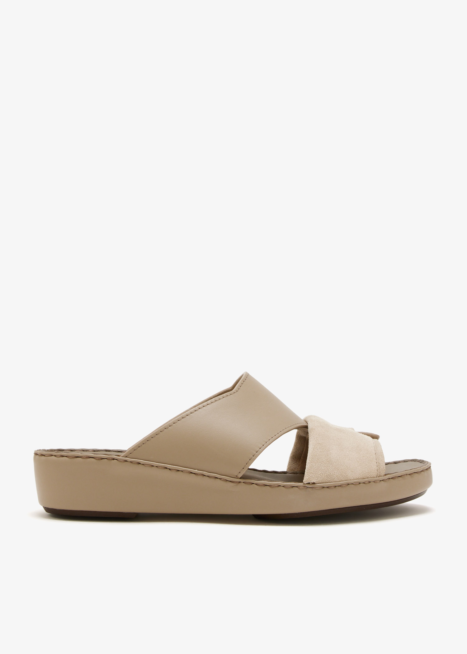

Fold Belt sandals, Beige