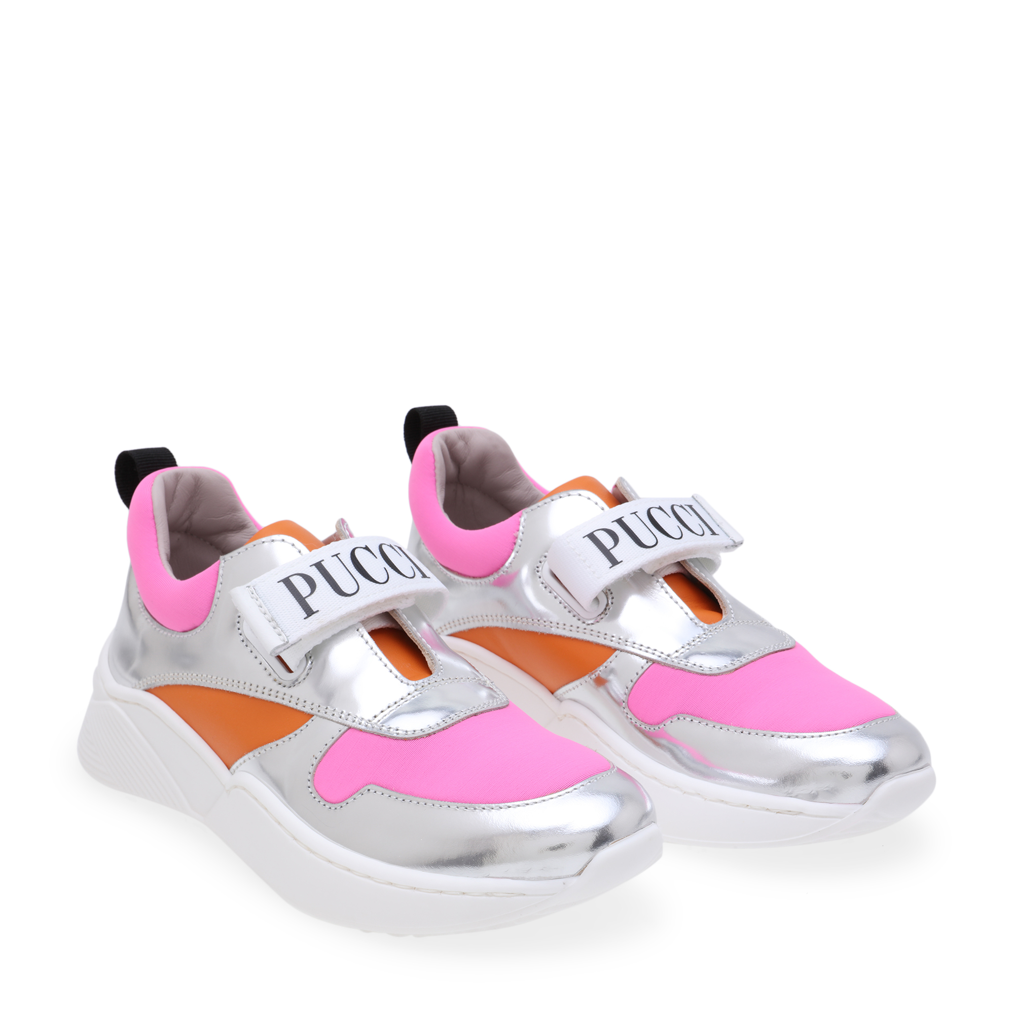 

Colour-block sneakers, Pink